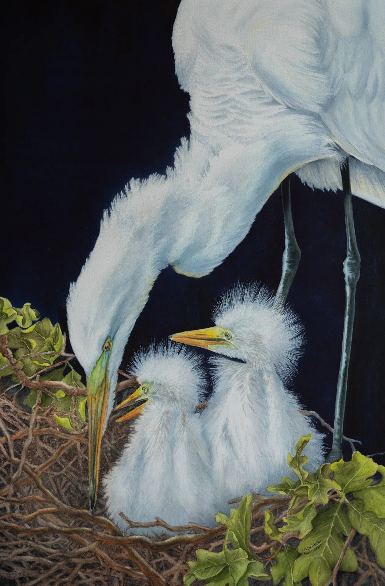 "Tending the Nest" by Cindy Daunis