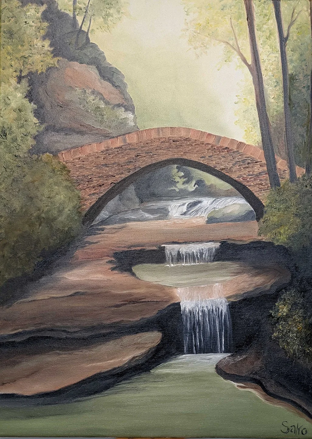 "Peaceful Walk" by Donna Sako