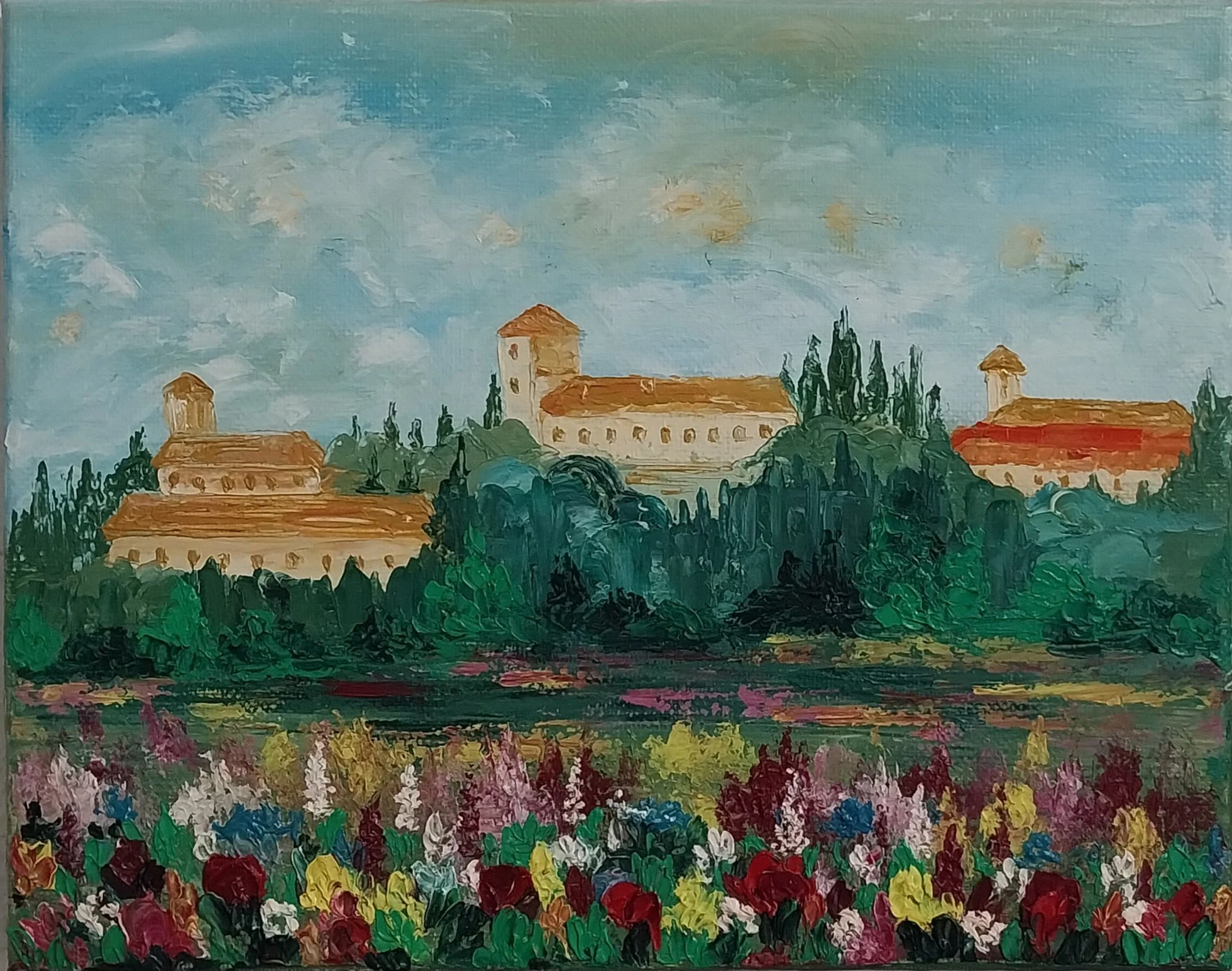 "Historical town" by Yuliia Fesan