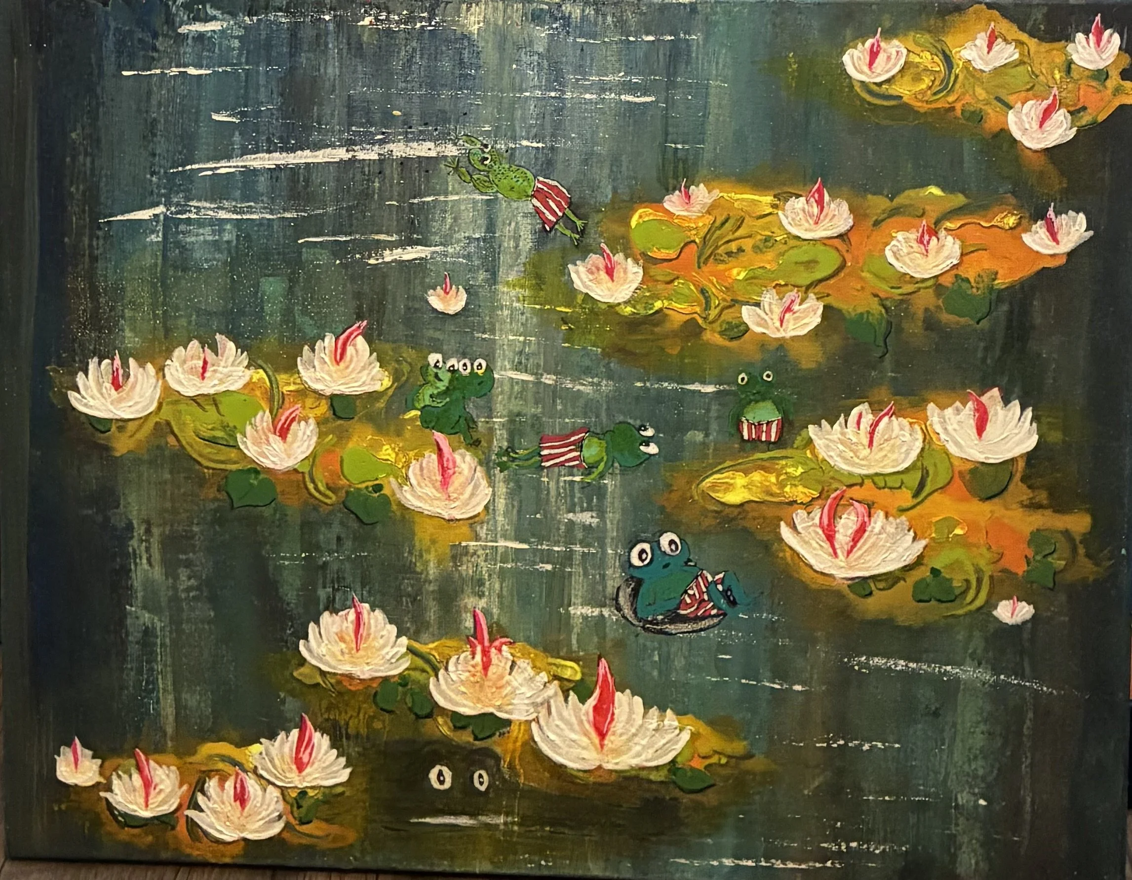 "Frog Lilies" by Mickey Deel