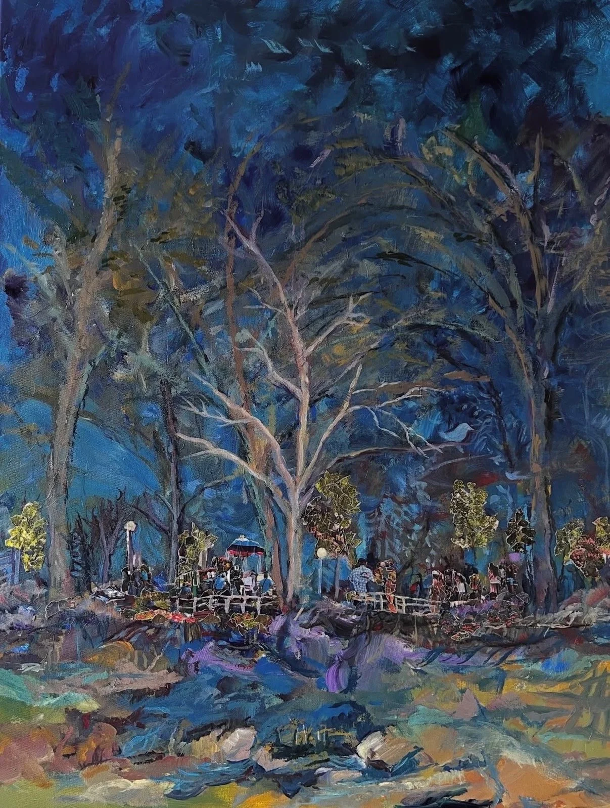 "Blue night" by Ramak Baghaie