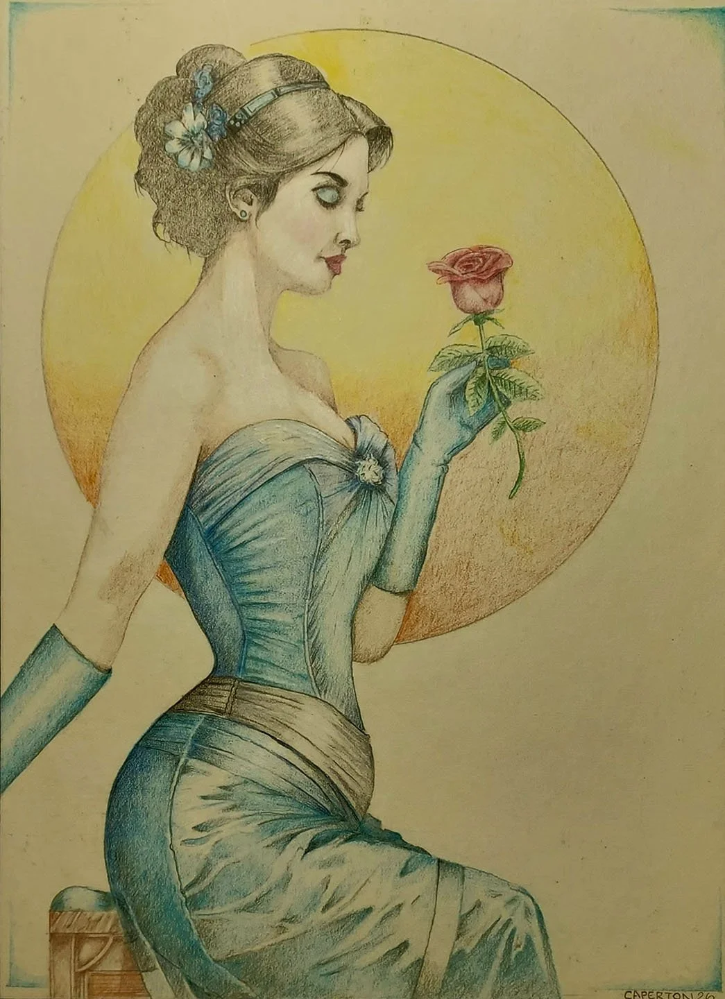 "Rose Awakening" by ken caperton