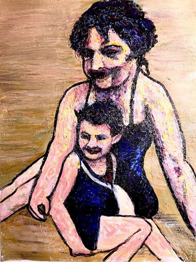 "Day at the Beach" by Gwen Fine Roberts