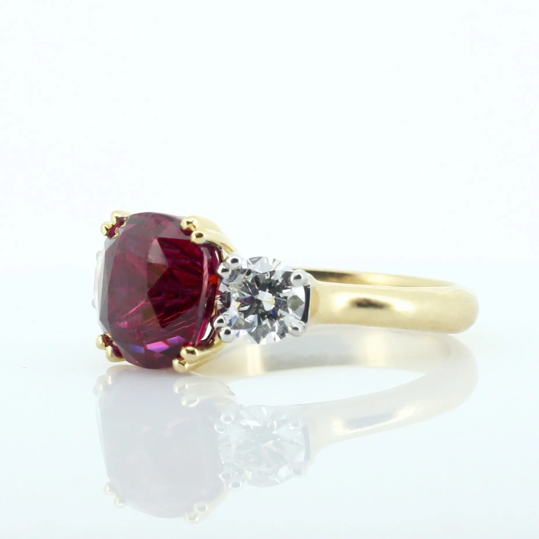 Pink Ruby Diamond Ring — Autumn Gallery Fine Jewellery
