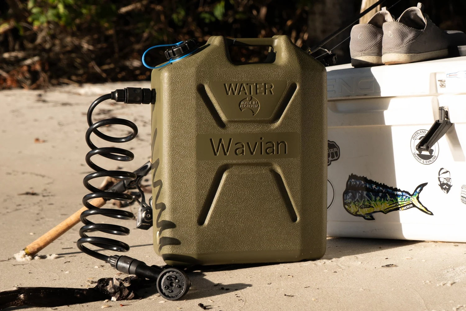 Portable Electric Jerry-Can Camping Shower | H2GO USA — H2GO 