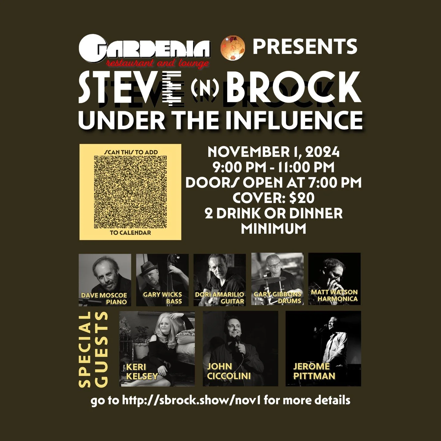 Come see my show, November 1 at the location in this post. For more details, click the first link in my bio.