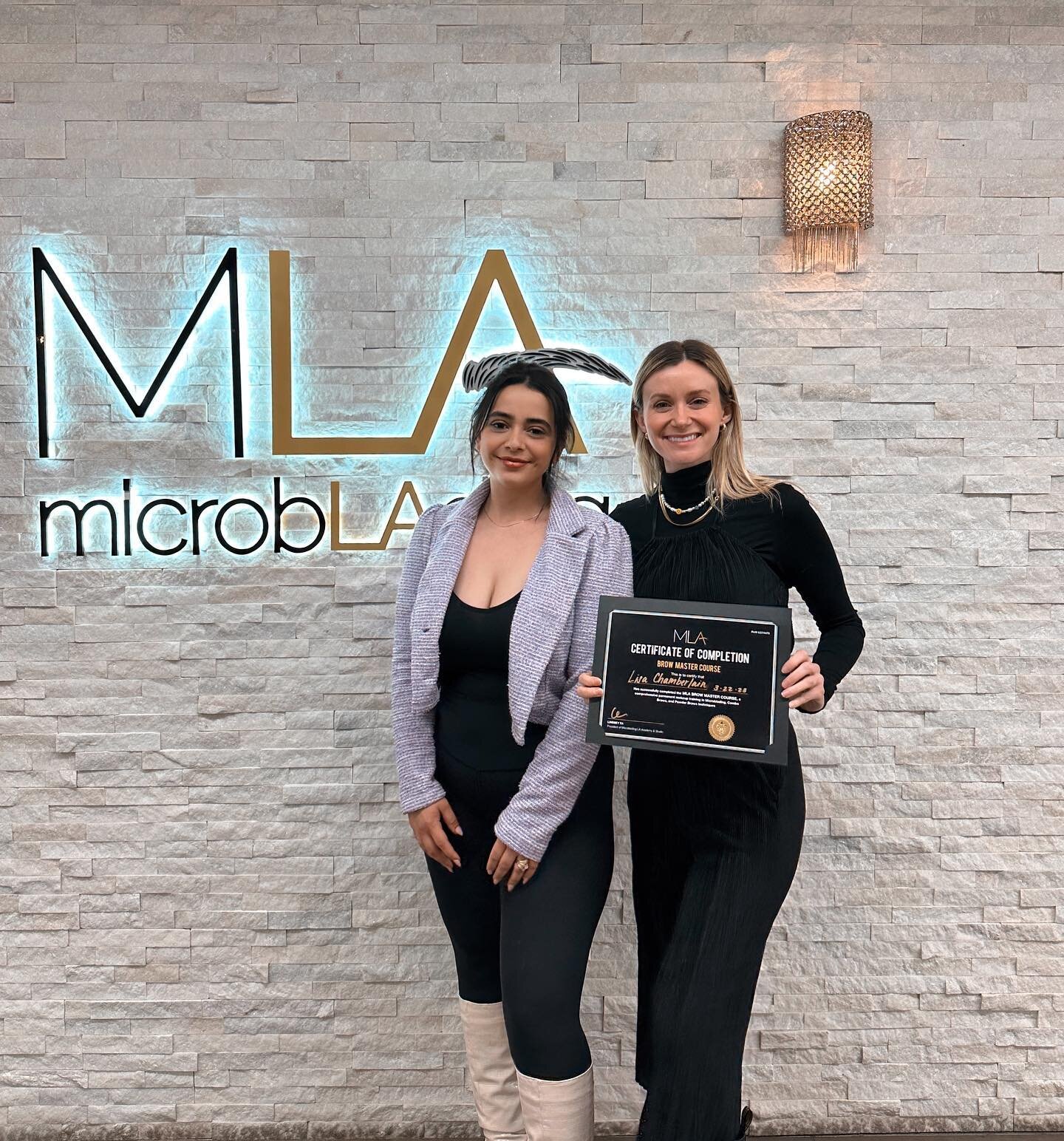 some of you guessed it ~ this week I got certified in MIRCOBLADING! What a journey this has been and it&rsquo;s just the start! I have been thinking of training for almost two years now 🥹 a big thank you to @microbladingla and @microbladingla_bella 