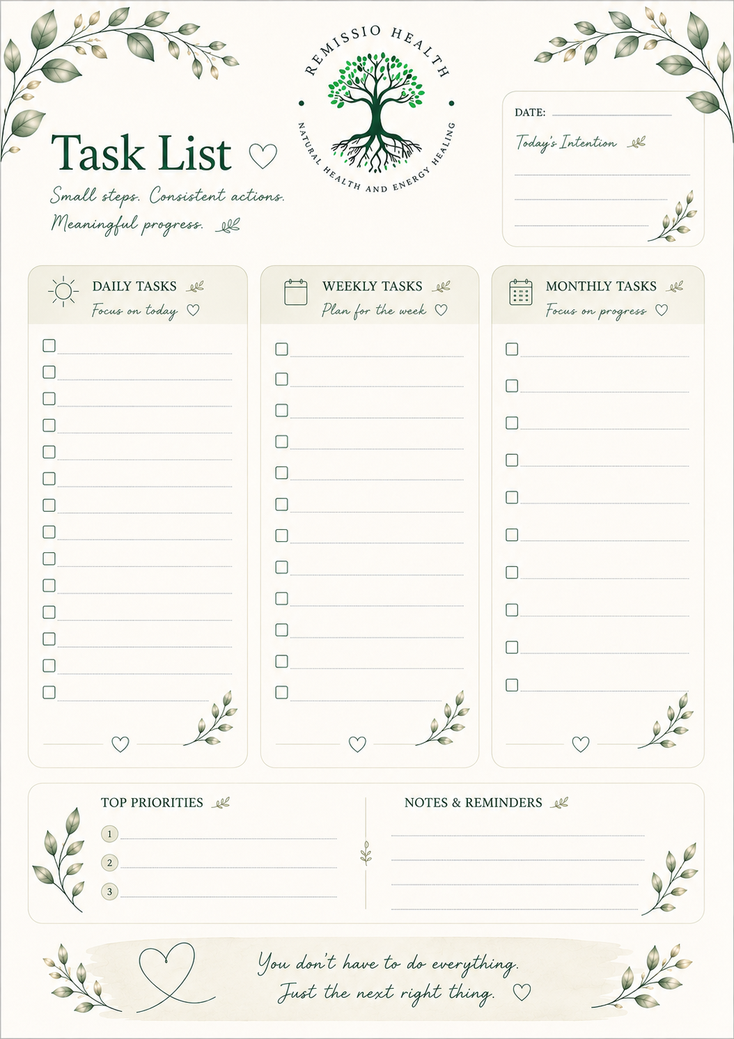 Task List