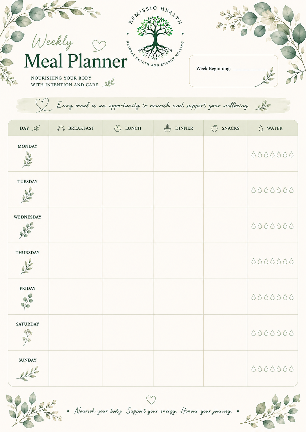 Weekly Meal Planner