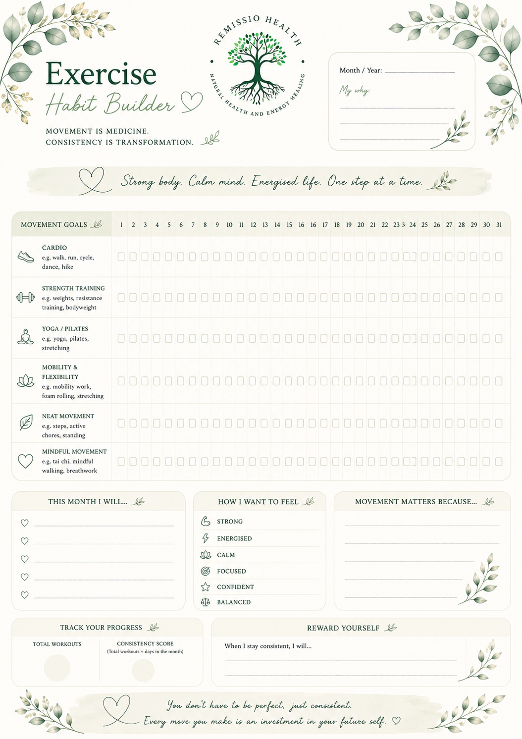 Exercise Habit Tracker