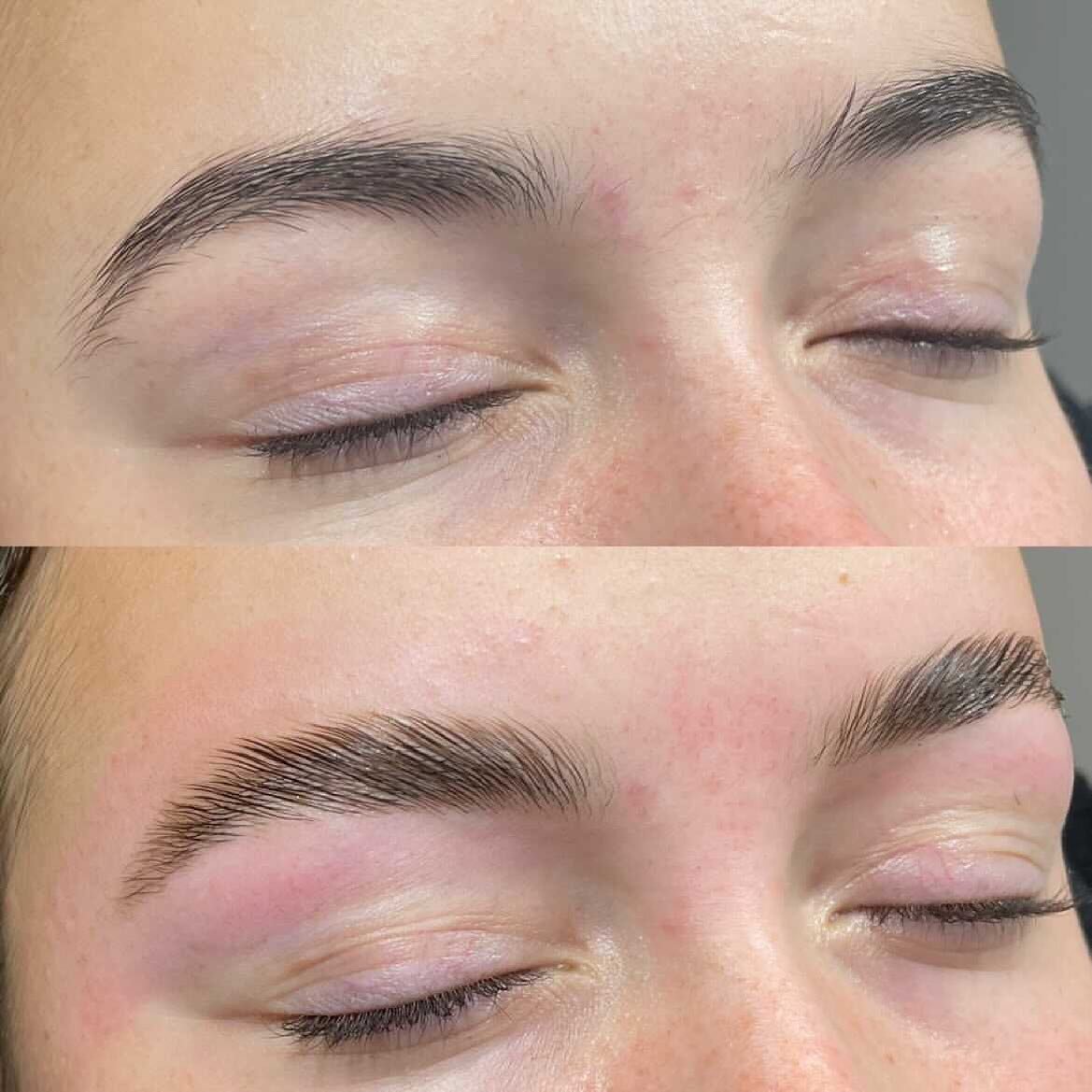 A brow lamination from the other day! 🔥

Brow lamination is perfect if you are looking to make your brows look that little bit fluffier and thicker. It can make all the difference to your face! If you haven&rsquo;t tried brow lamination feel free to