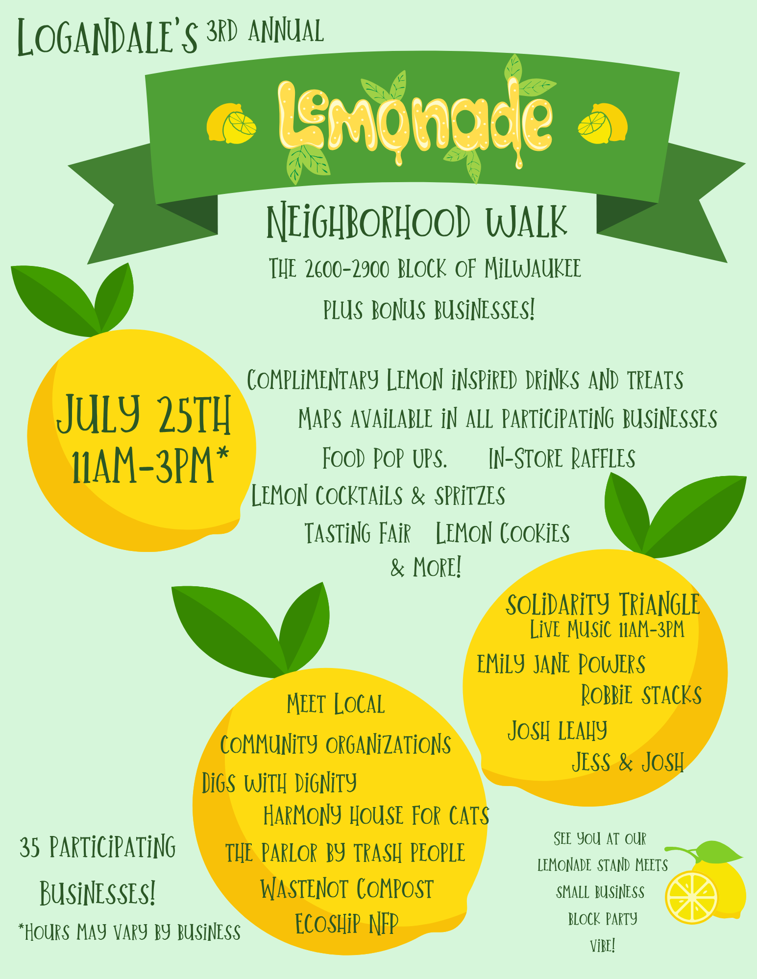 Logandale's 3rd Annual Lemonade Walke