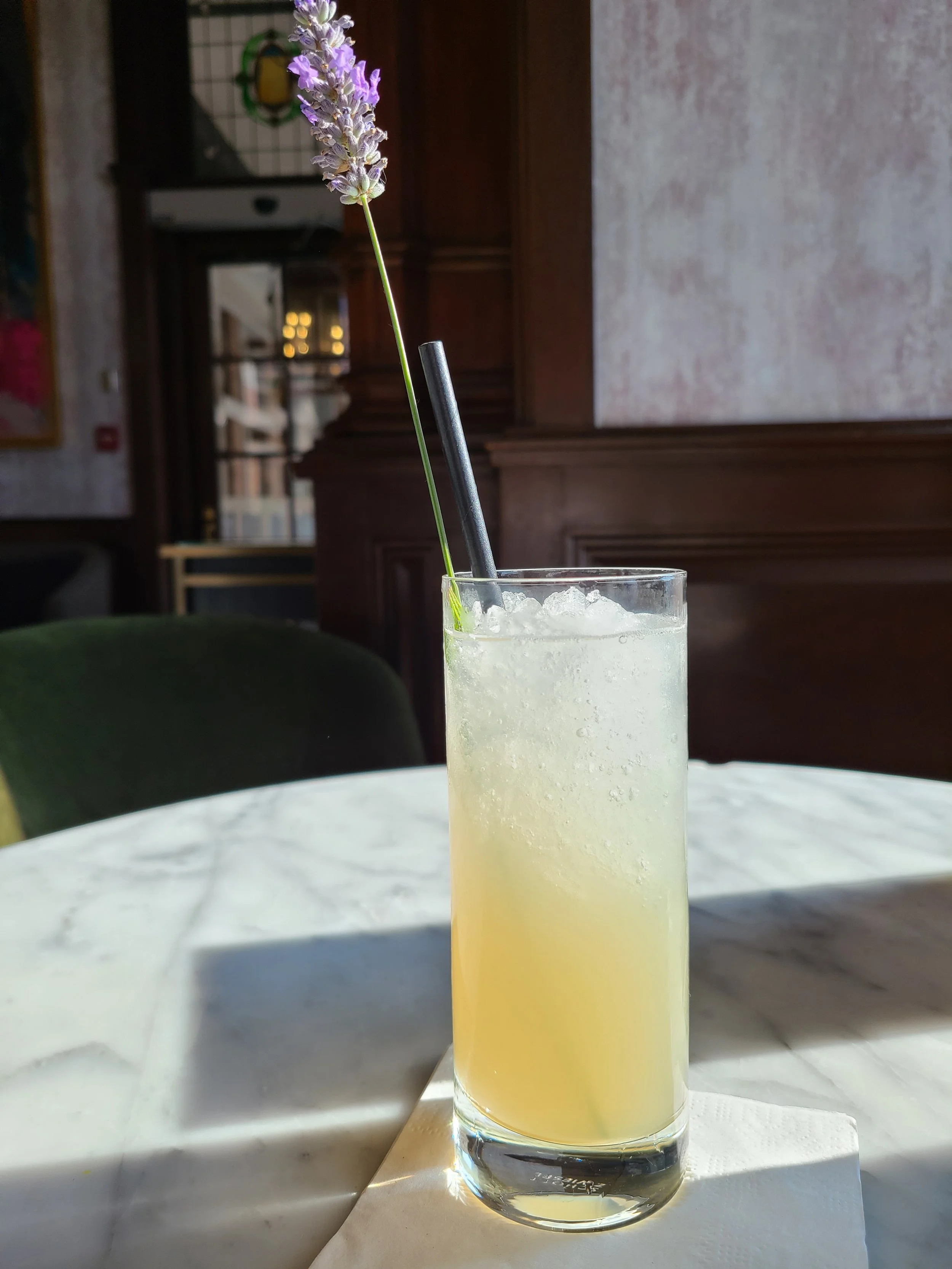 Lemonade at the Farimont Empress Hotel, Victoria BC.