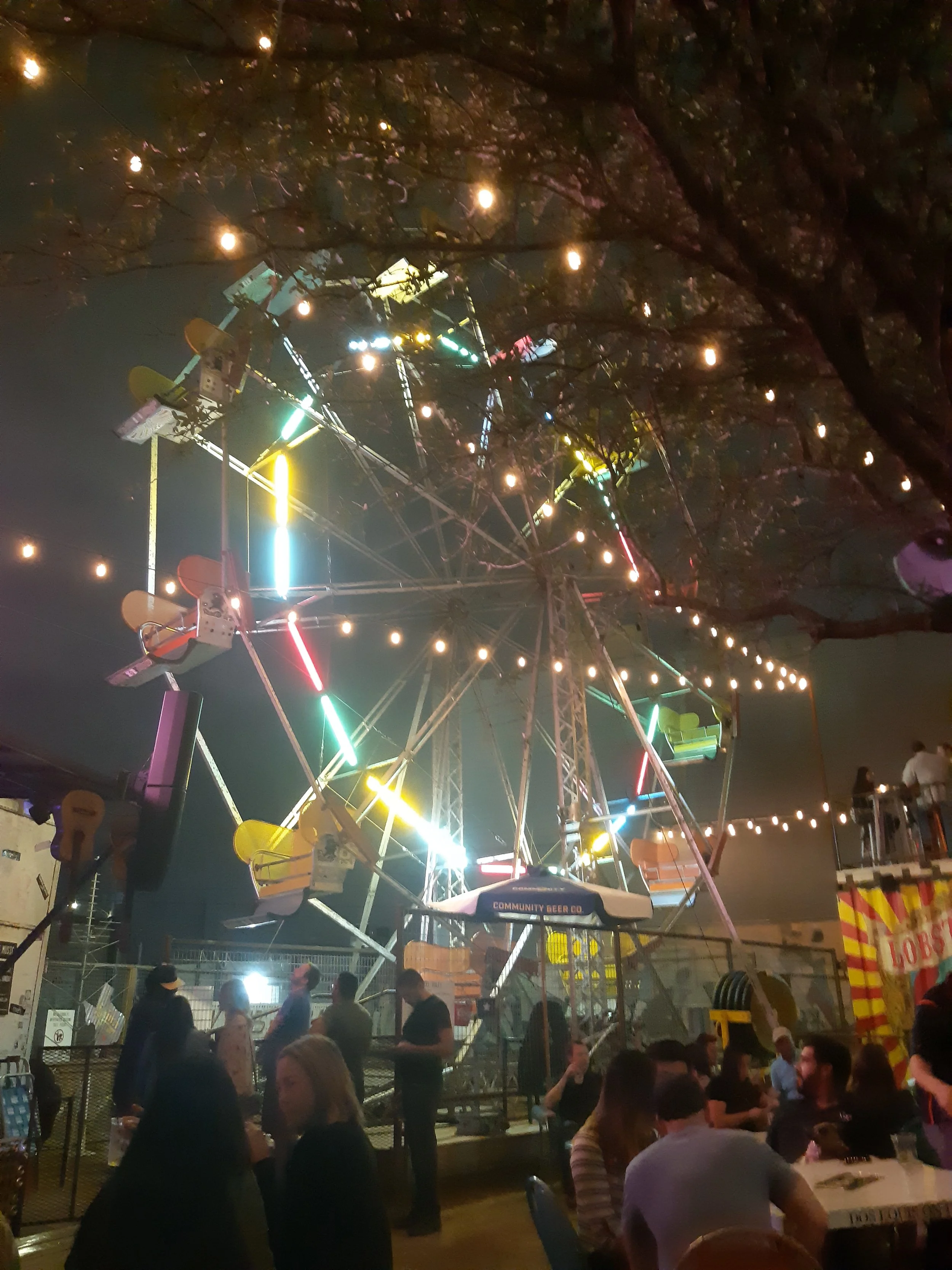Ferris Wheel at the Truckyard in Houston, Tx.