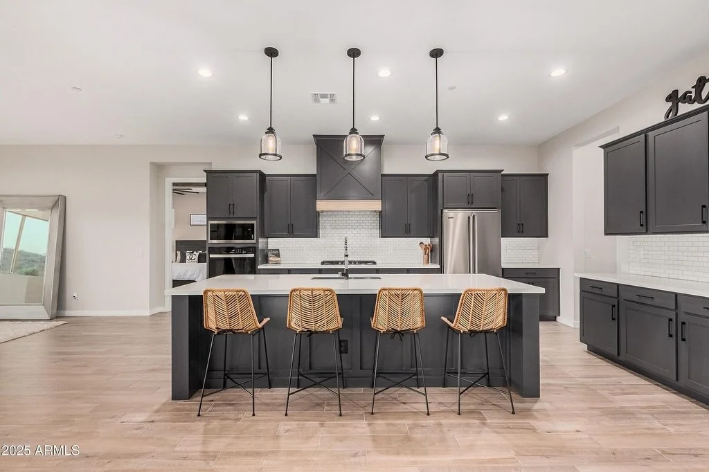 Enjoy North Peoria living in Vistancia Northpointe, close to schools, trails, and everything that makes this community so desirable. DM me to schedule a tour! 😍 Saltwater pool, spa, firepit, built-in BBQ, a gourmet kitchen, and a spa-like main suite