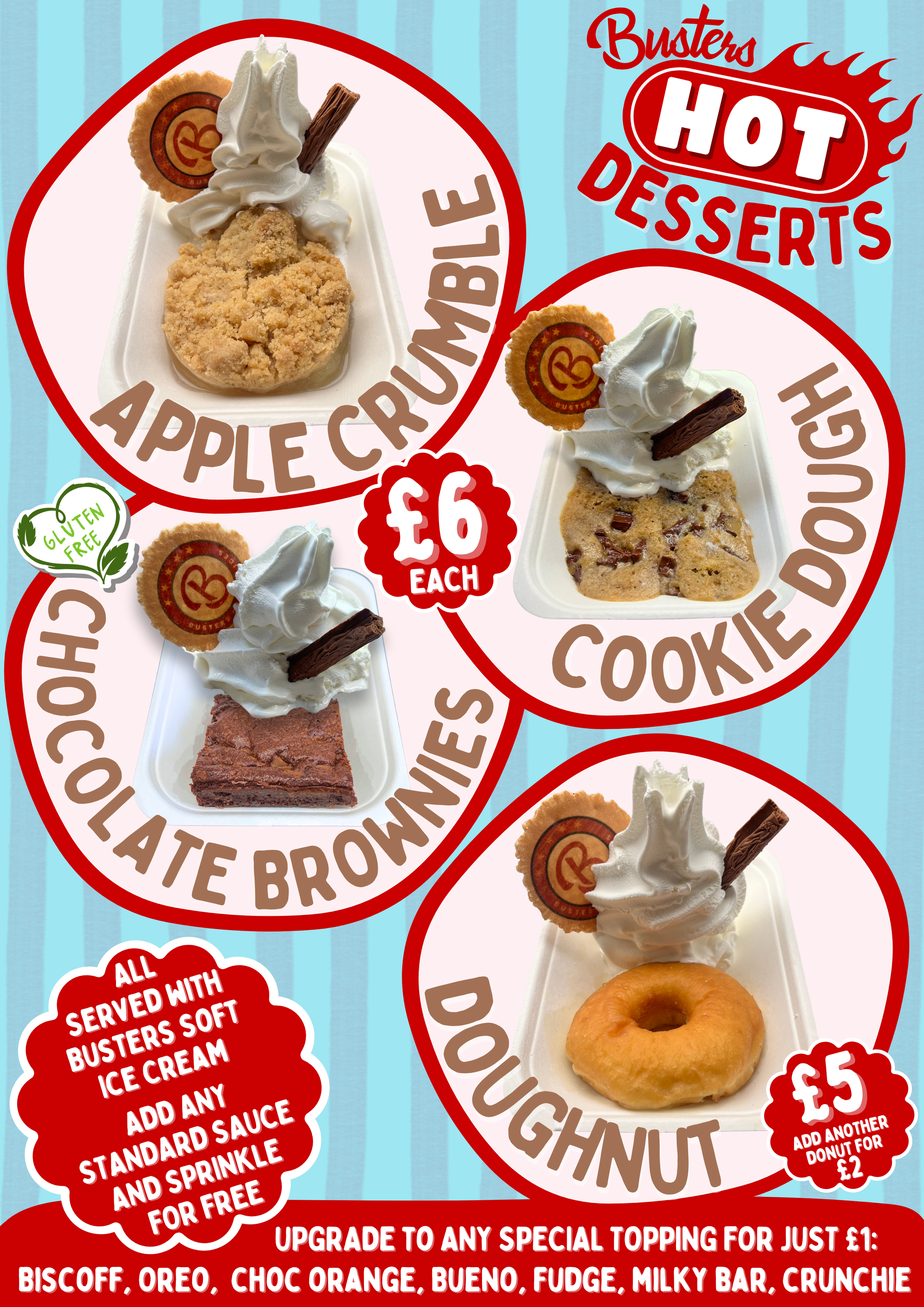 Busters Hot Desserts Winter Menu