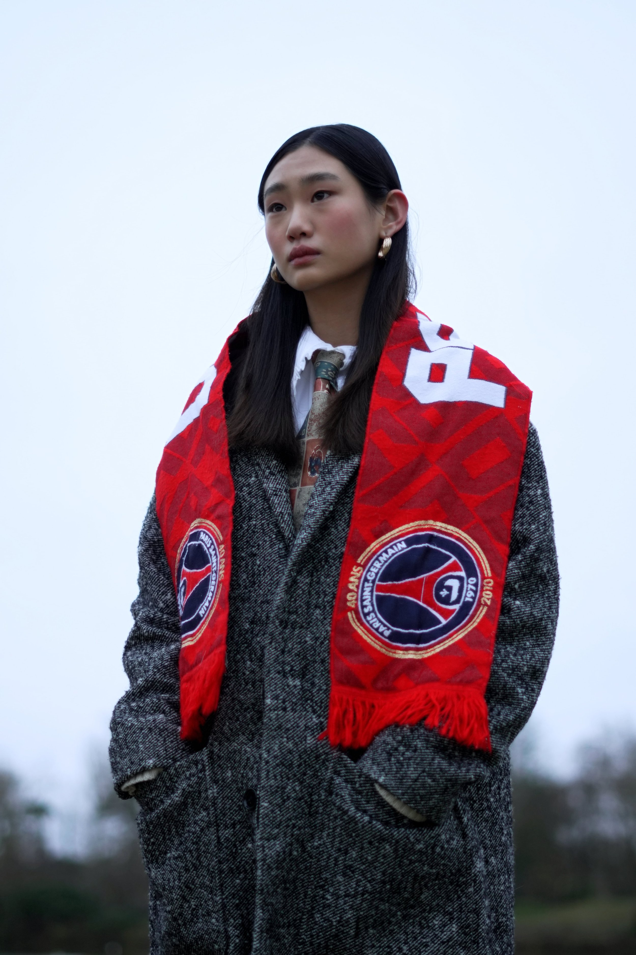 Eva - Crystal Models Paris - PSG écharpe