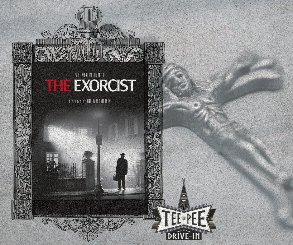 π―οΈ Something wicked this way comes… to the Teepee Drive-In. π―οΈ
This Saturday, October 25th, we’re summoning a true classic — The Exorcist ππ
The power of cinema compels you to experience one of the most chilling horror films e