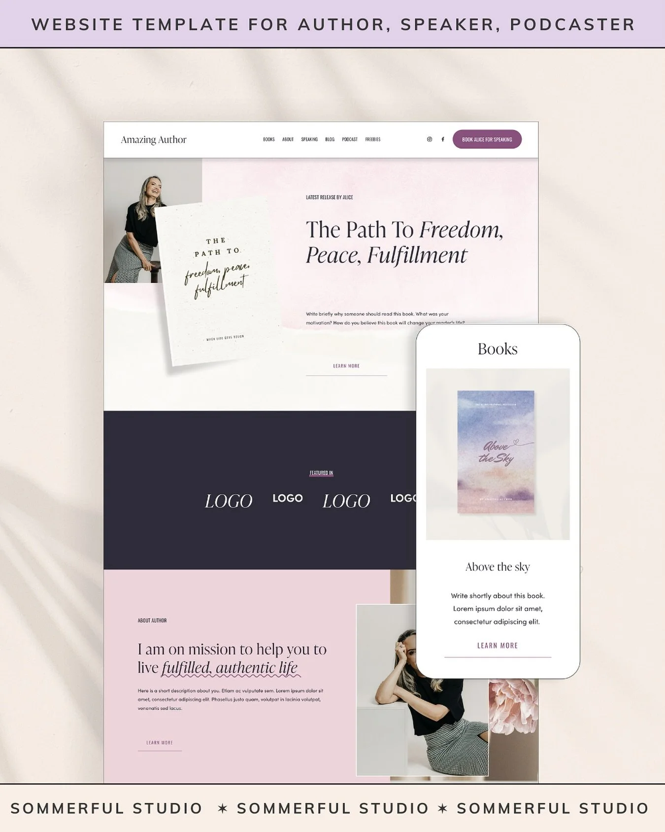 ✨ Template Spotlight: AMAZING AUTHOR ✨

Need a website that helps you reach more people&mdash;without starting from scratch?

AMAZING AUTHOR is made for authors, speakers &amp; coaches who want a site that:

✔️ Books clients

✔️ Shares their story be