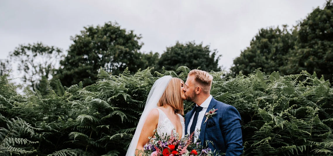 Abi and Ben | A colourful Butley Priory wedding