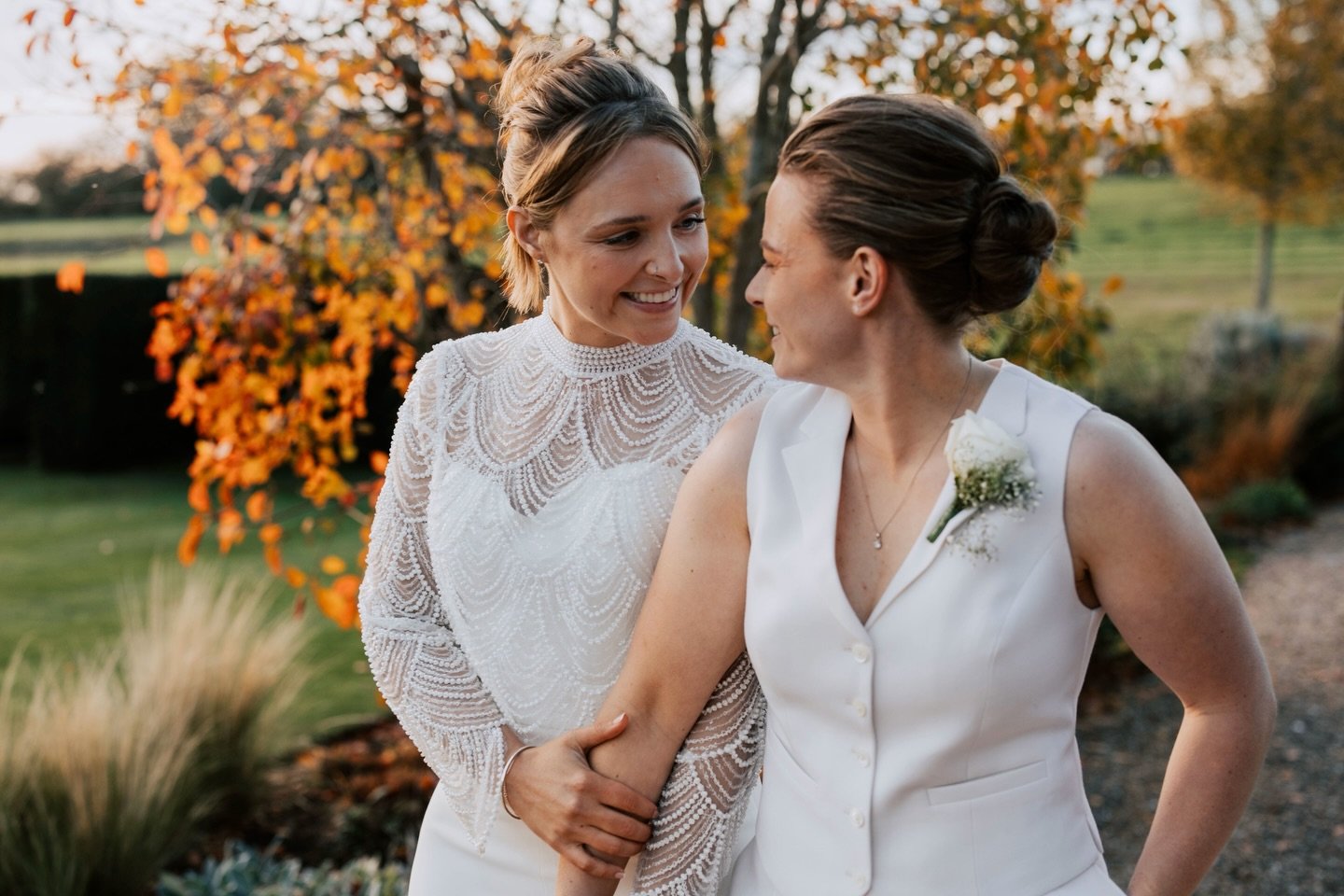 Get you a person who looks at you like this 😍

Chelsea and Amy&rsquo;s dreamy late autumn Suffolk wedding is now on my editing screen 🍂🖥️