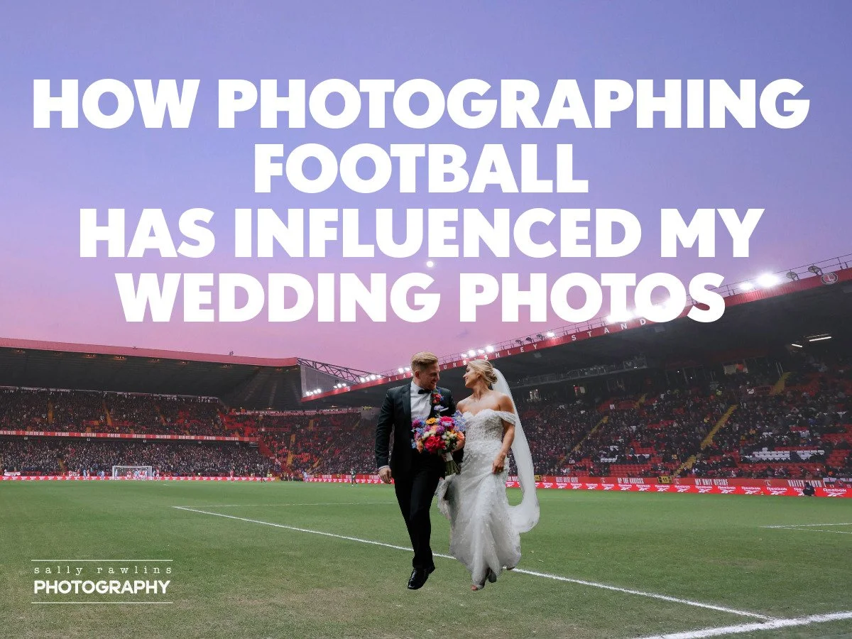 How photographing football has influenced my wedding photos
