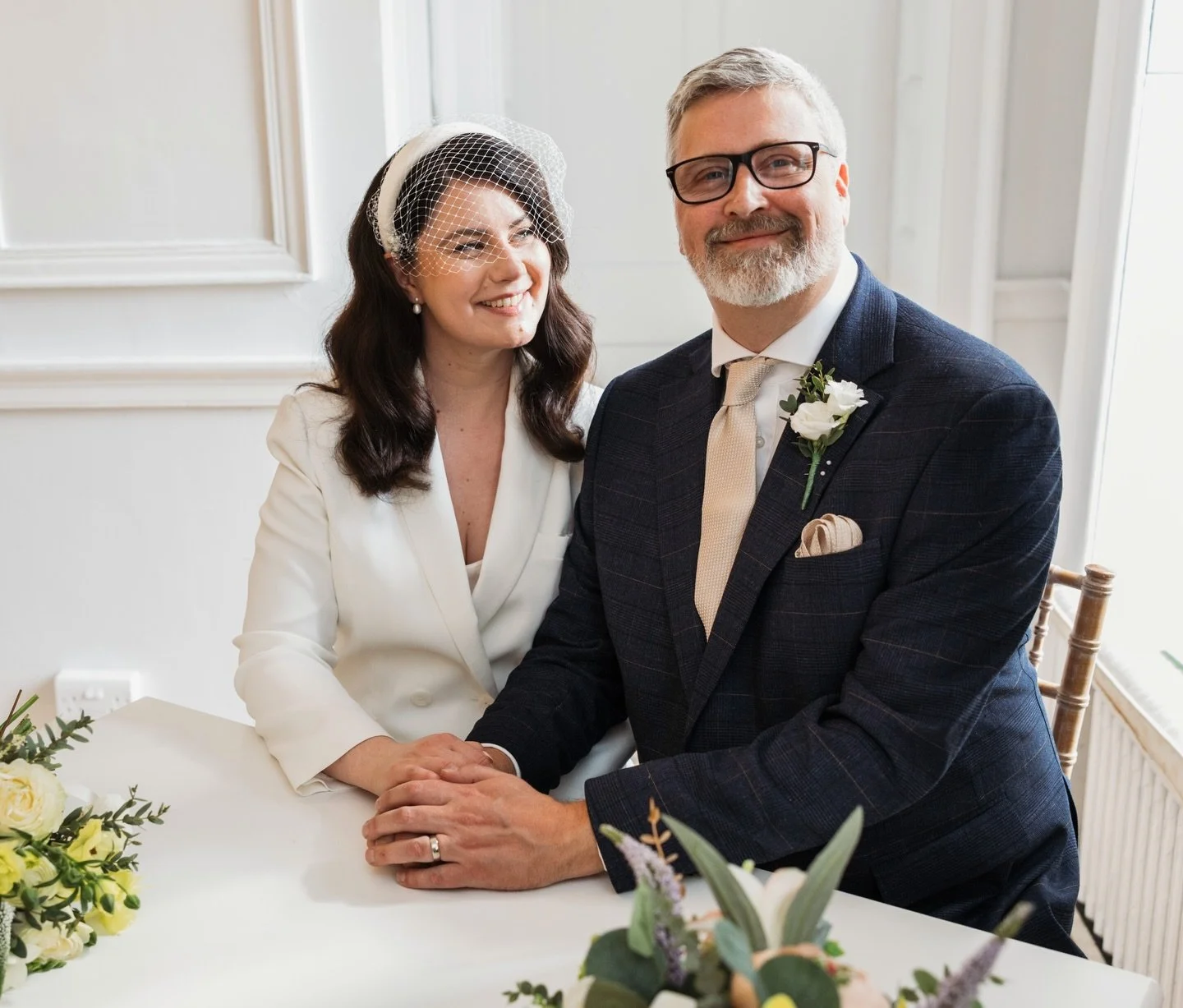 And we&rsquo;re off! Sophie and Dan were my first wedding this year, they tied the knot at Leatherhead Registry office before enjoying a small family gathering and dinner. A lovely way to ease into the 2026 wedding season!

More brides in suits with 