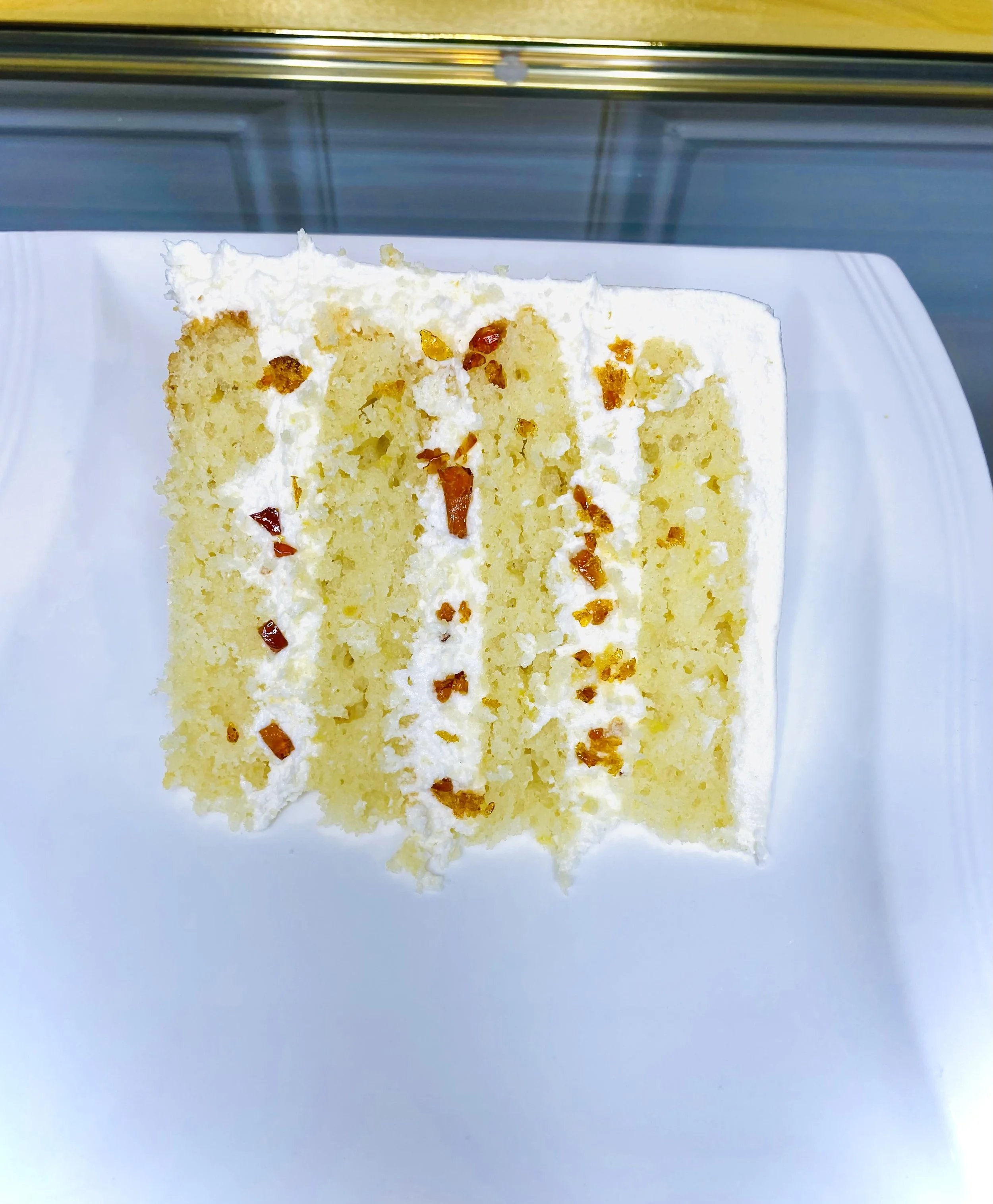 Lemon cake, Sweet Pavilion, black owned bakery, Vanessa Sencherey, Charlotte NC