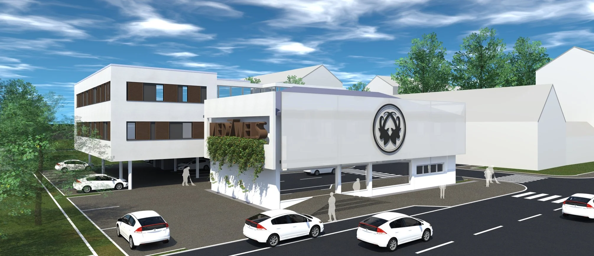 Rendering Ärztezentrum Med 7