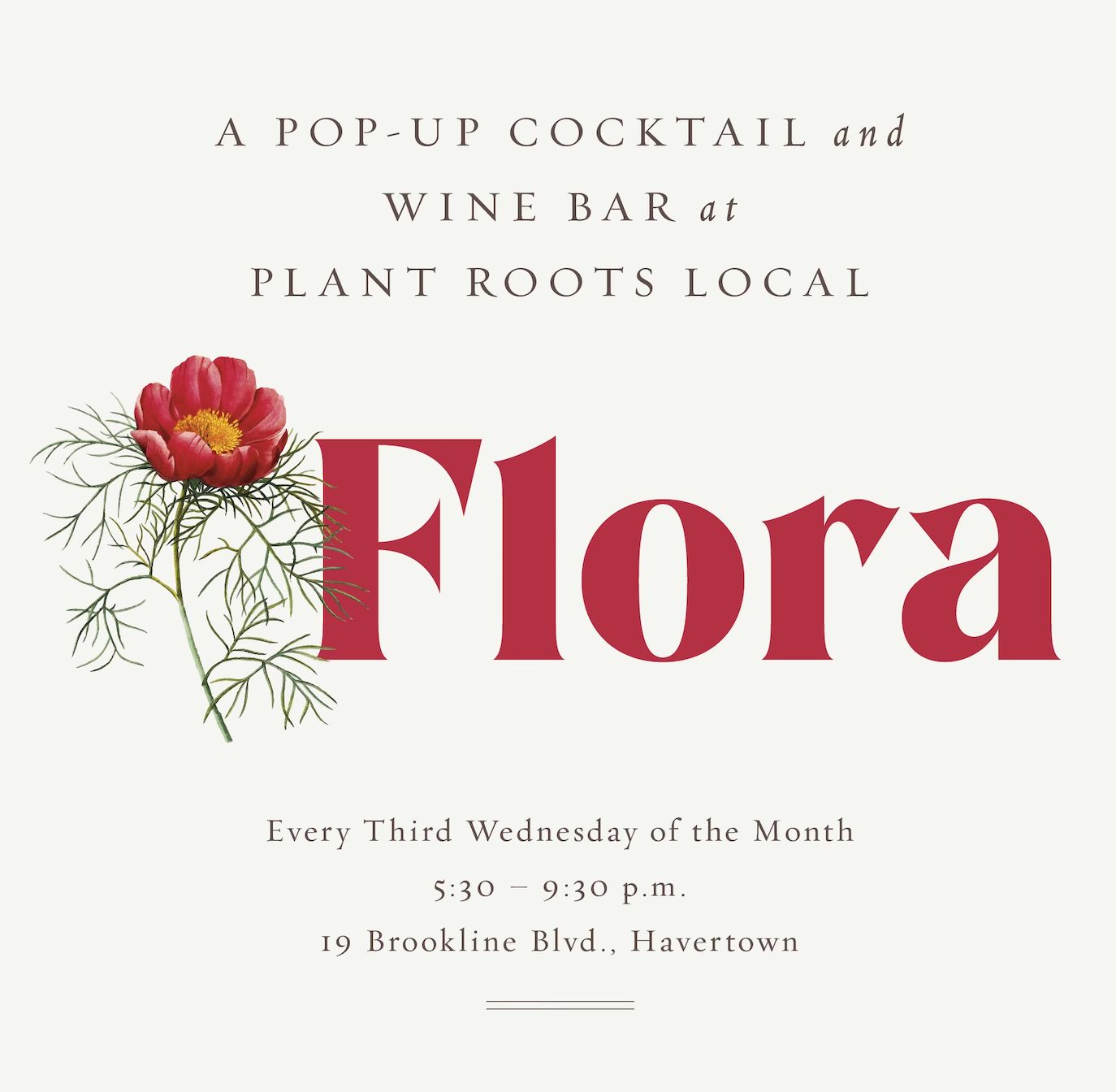 Last Flora Pop-up of the Season