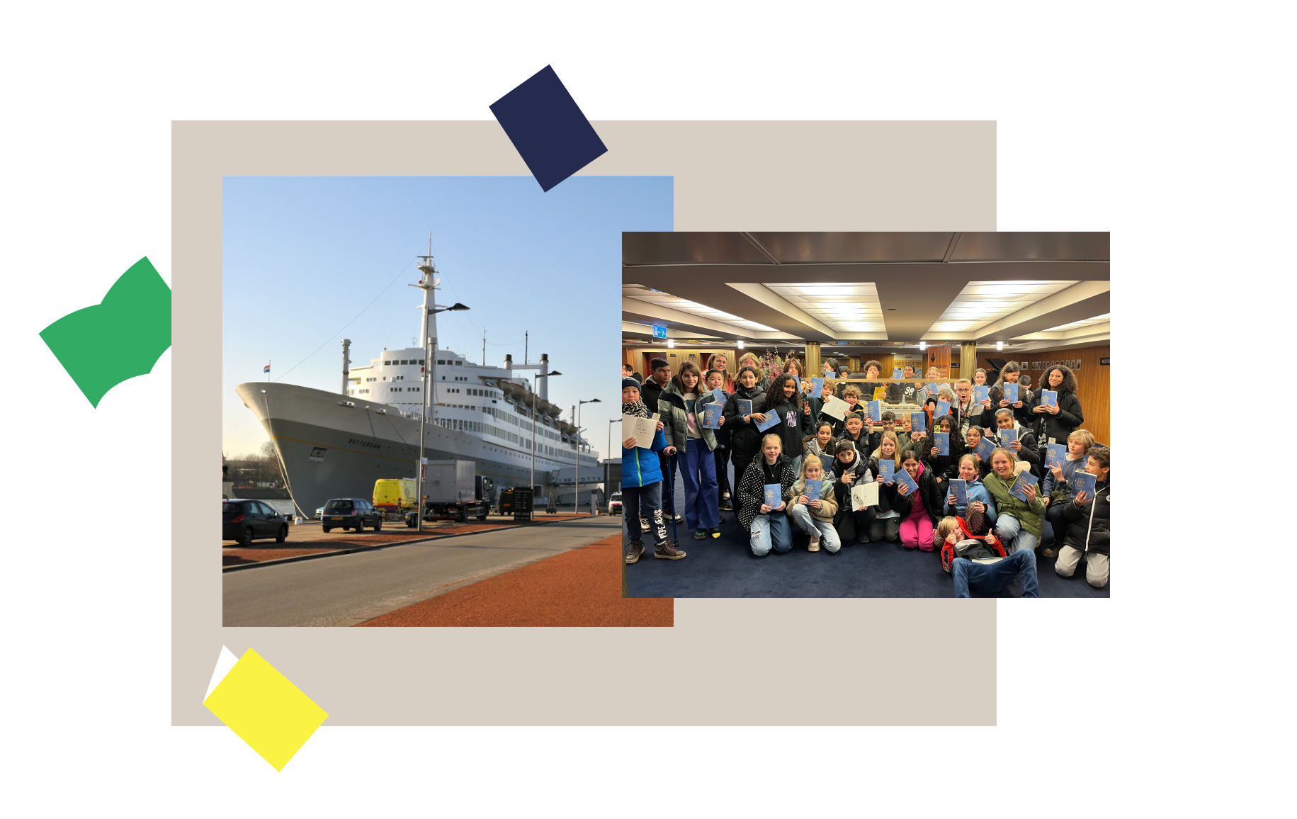 Feestelijke lancering ‘Geen weg terug’ op de SS Rotterdam