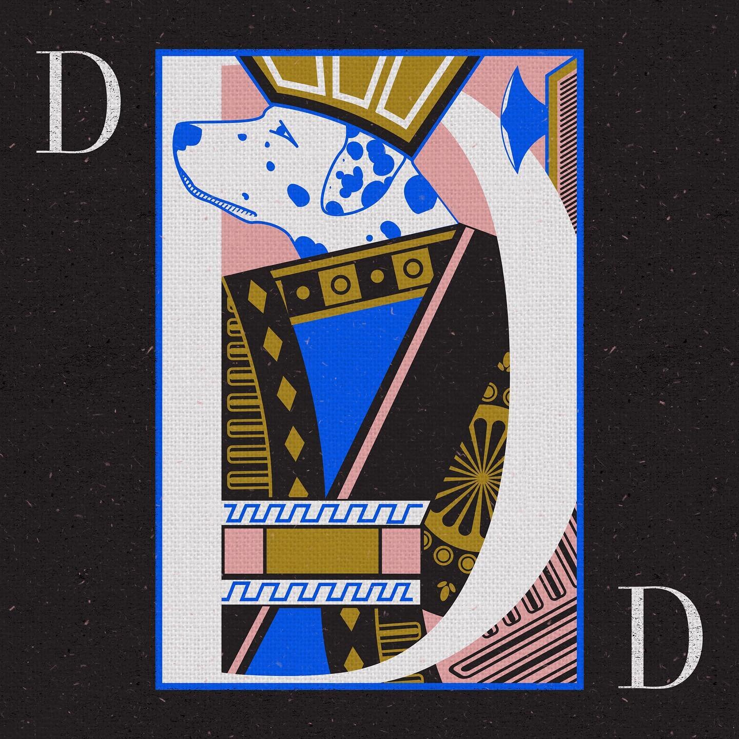 D is for Dalmatian. 

Idk what it is about @36daysoftype , but every year I end up falling behind haha. Hoping to catch back up this weekend! 

#36daysoftype #36days_d #36daysoftype09 #dalmation #cardart #playingcards #playingcardart #adobeillustrato