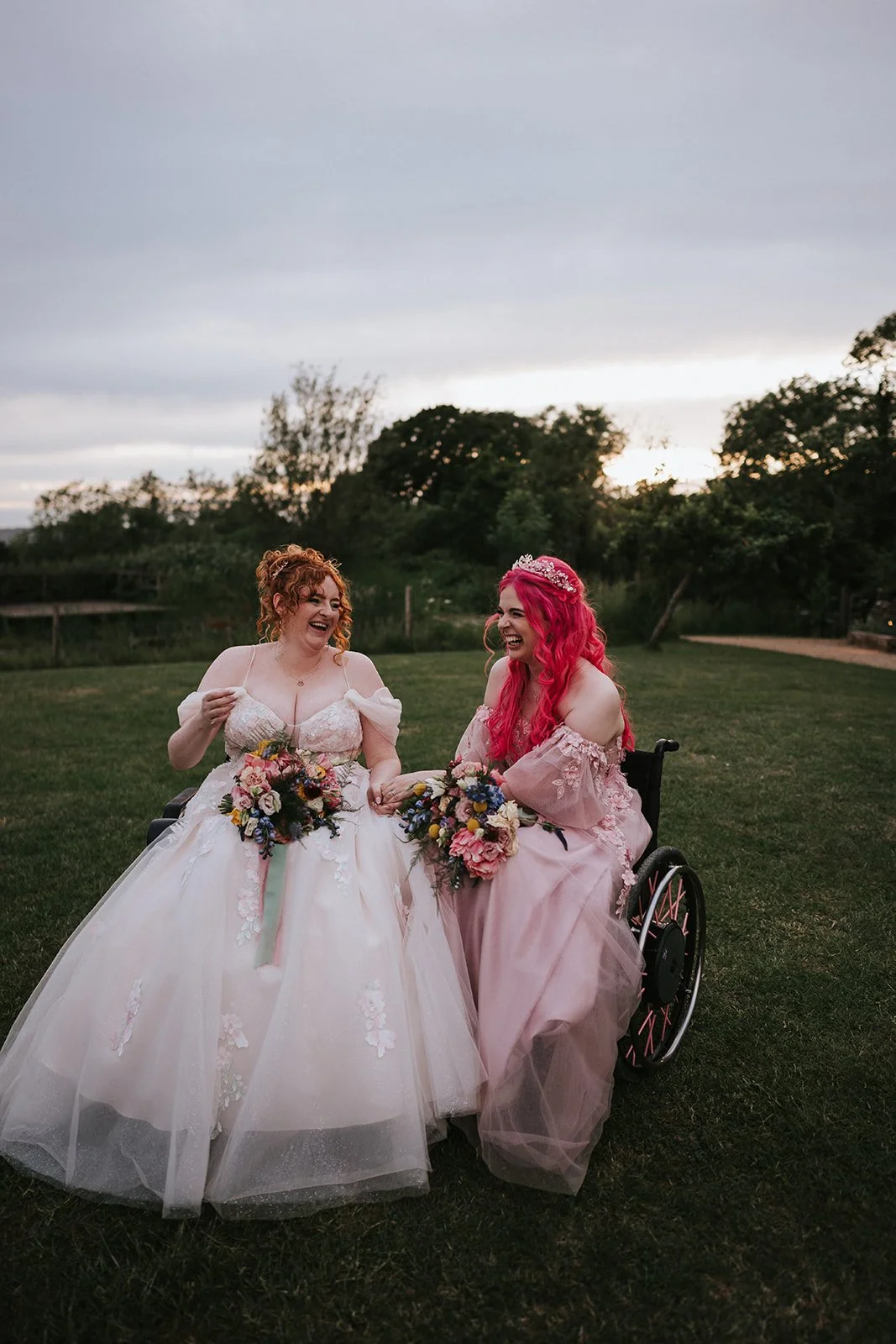 Disabled Brides on their wedding day