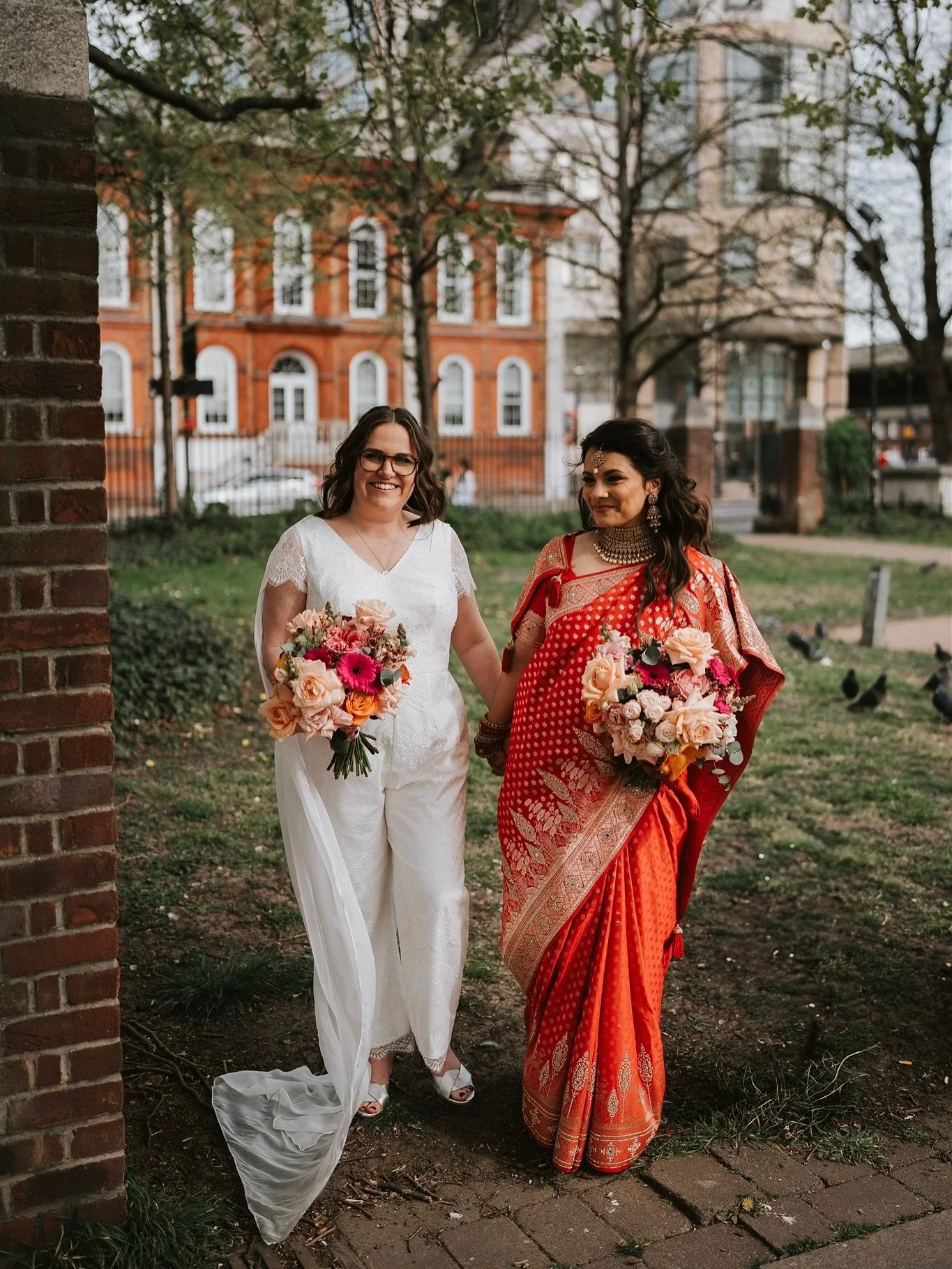 Selina &amp; Laura ❤️
I couldn&rsquo;t wait any longer to share this gorgeous wedding from April at @londonkindred
These two were such a gorgeous pair, with a sweet &amp; excitable ceremony, their dog being the most important guest &amp; that Spring 