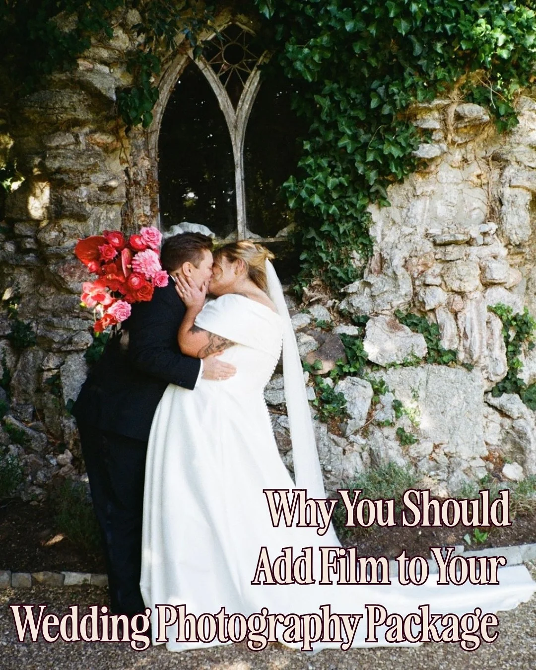 Did you know we shoot film too 🎞️
&hellip;it&rsquo;s even how we met! ❤️ We love film so much, it&rsquo;s why Pril fell in love with photography &amp; why Steph still loves it now. 
We offer a few different film options, from add on&rsquo;s to full 