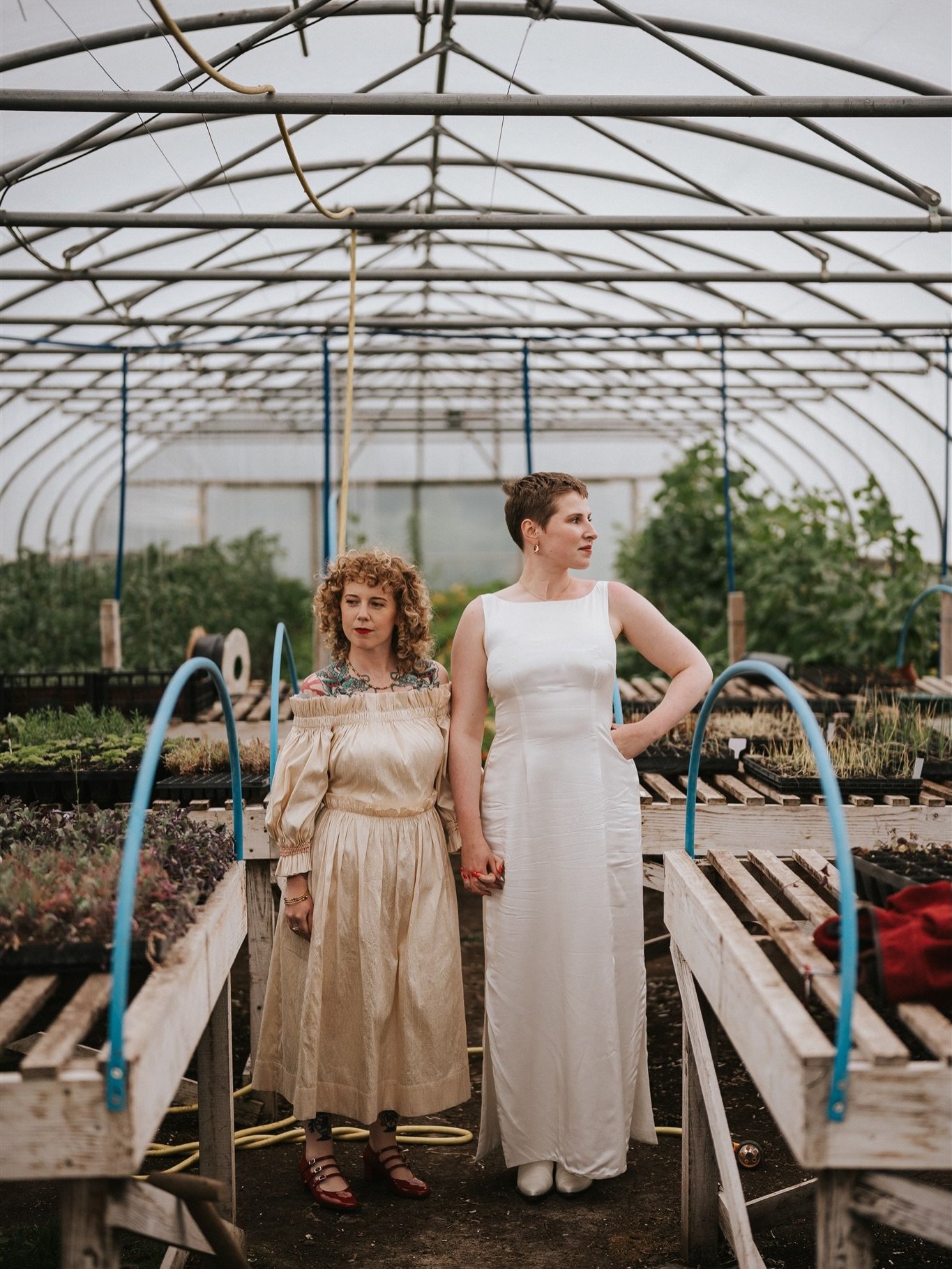 More weddings in Scotland please! 🏴󠁧󠁢󠁳󠁣󠁴󠁿
Gorgeous Robyn (she/her) &amp; Mhairi (she/her) had the cutest day, I don&rsquo;t believe we&rsquo;re just sharing it now. These two got ready together, had the coolest dresses, celebrated with their f