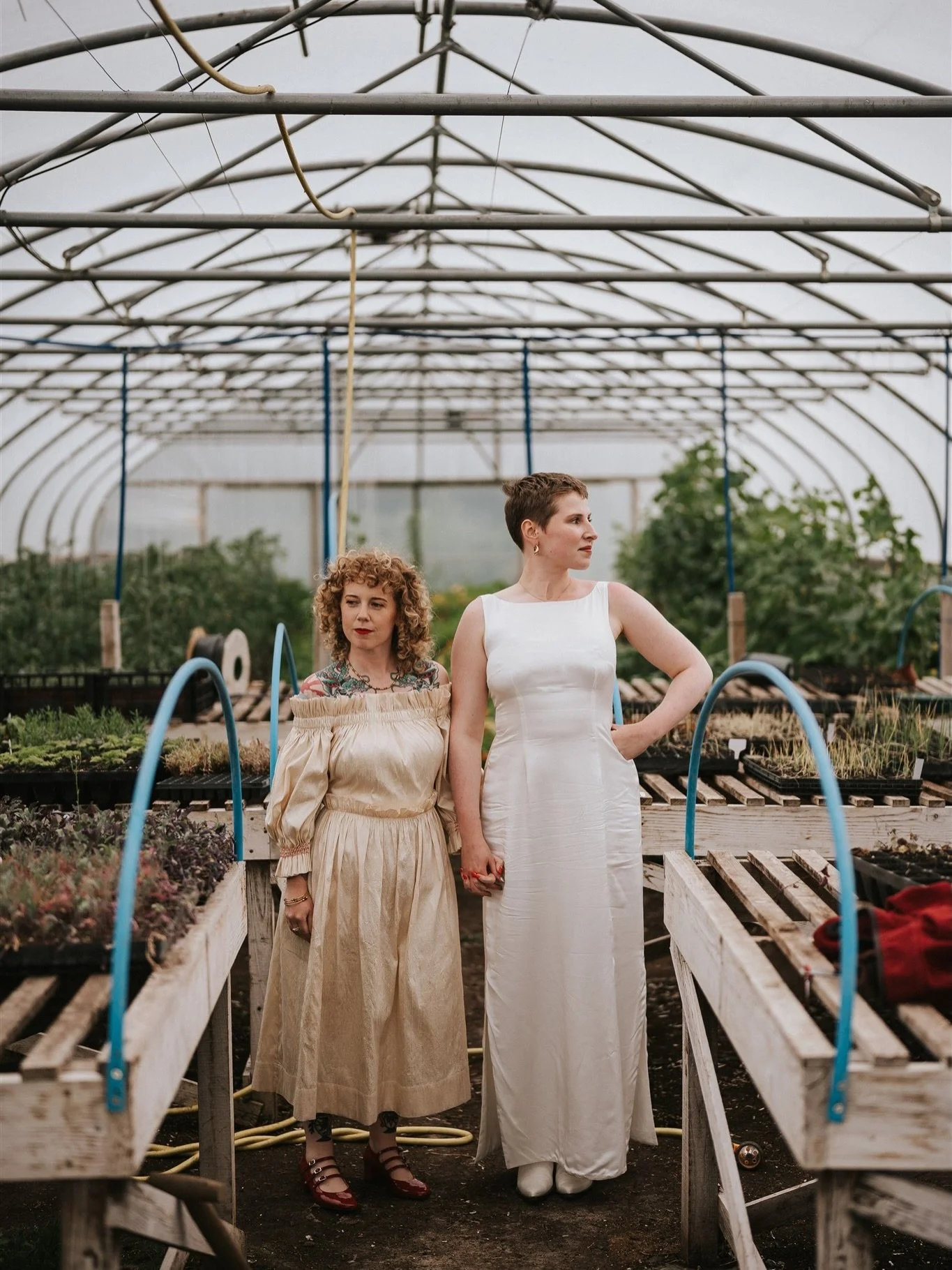 More weddings in Scotland please! 🏴󠁧󠁢󠁳󠁣󠁴󠁿
Gorgeous Robyn (she/her) &amp; Mhairi (she/her) had the cutest day, I don&rsquo;t believe we&rsquo;re just sharing it now. These two got ready together, had the coolest dresses, celebrated with their f