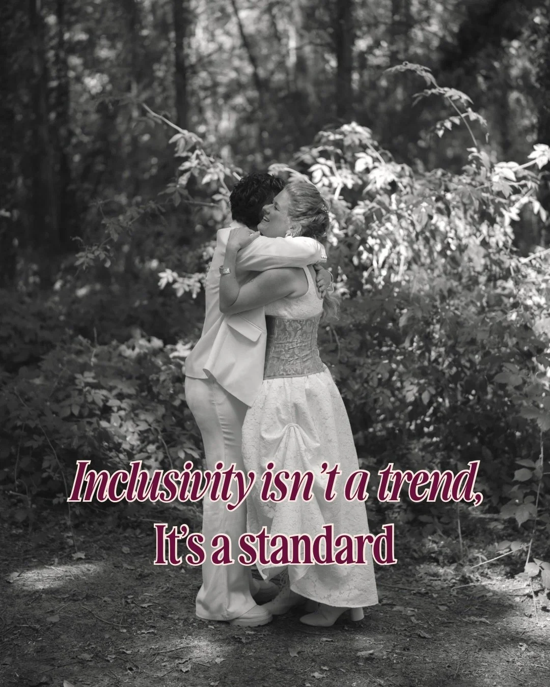 The wedding industry is loud right now and not always in ways that protects LGBTQ+ folk.
From exclusionary vendors to harmful policy guidance, it&rsquo;s clear that inclusivity isn&rsquo;t a buzzword. It&rsquo;s a responsibility ✨
 💖 You deserve for