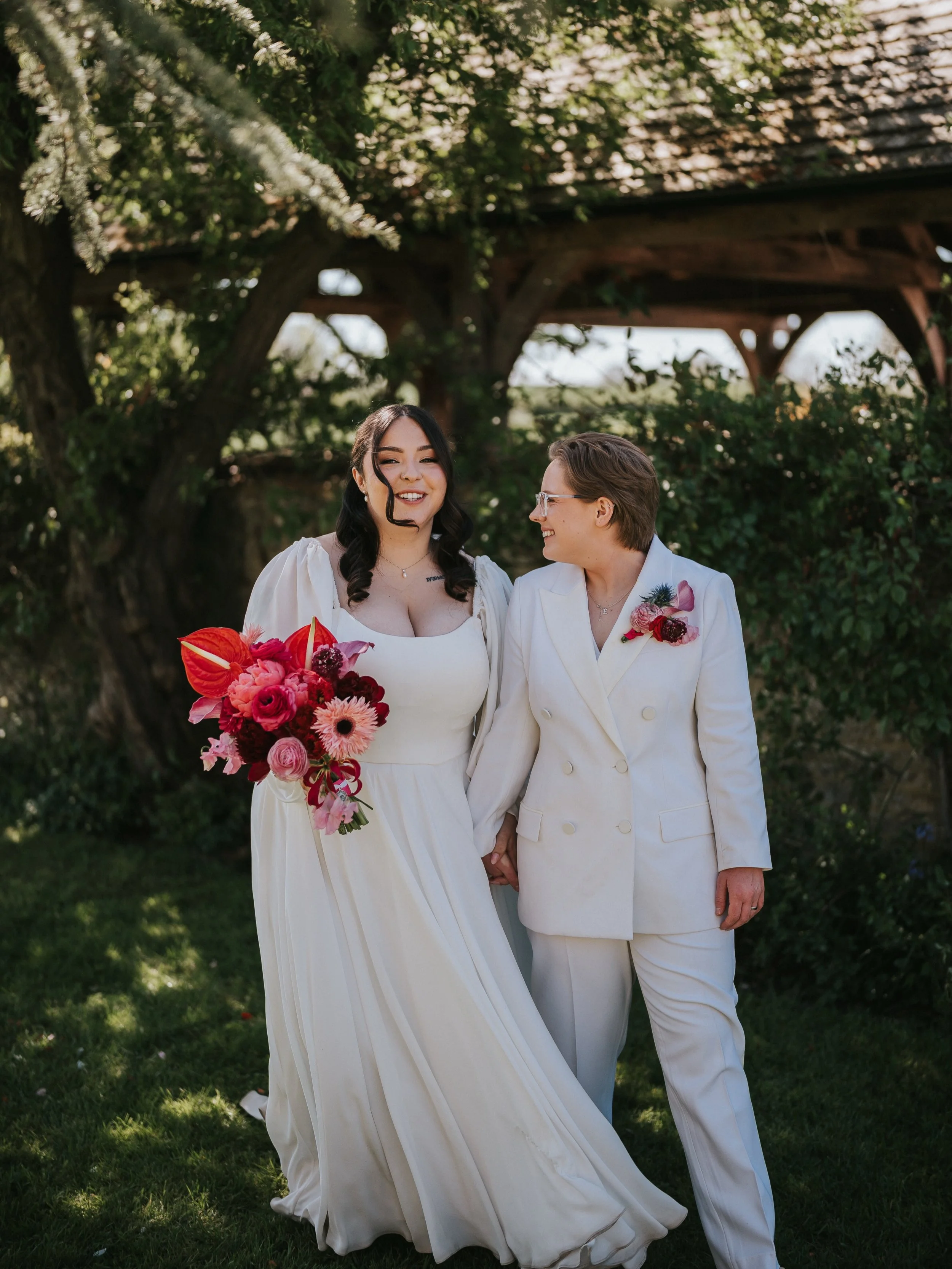 Oh my gosh THIS WEDDING! 💖
We&rsquo;d been waiting for Katie [she/her] &amp; Ellie [she/her] wedding for so long &amp; it did not disappoint. These two felt like friends when it came to their day &amp; even more at the end of the day- you spend a lo