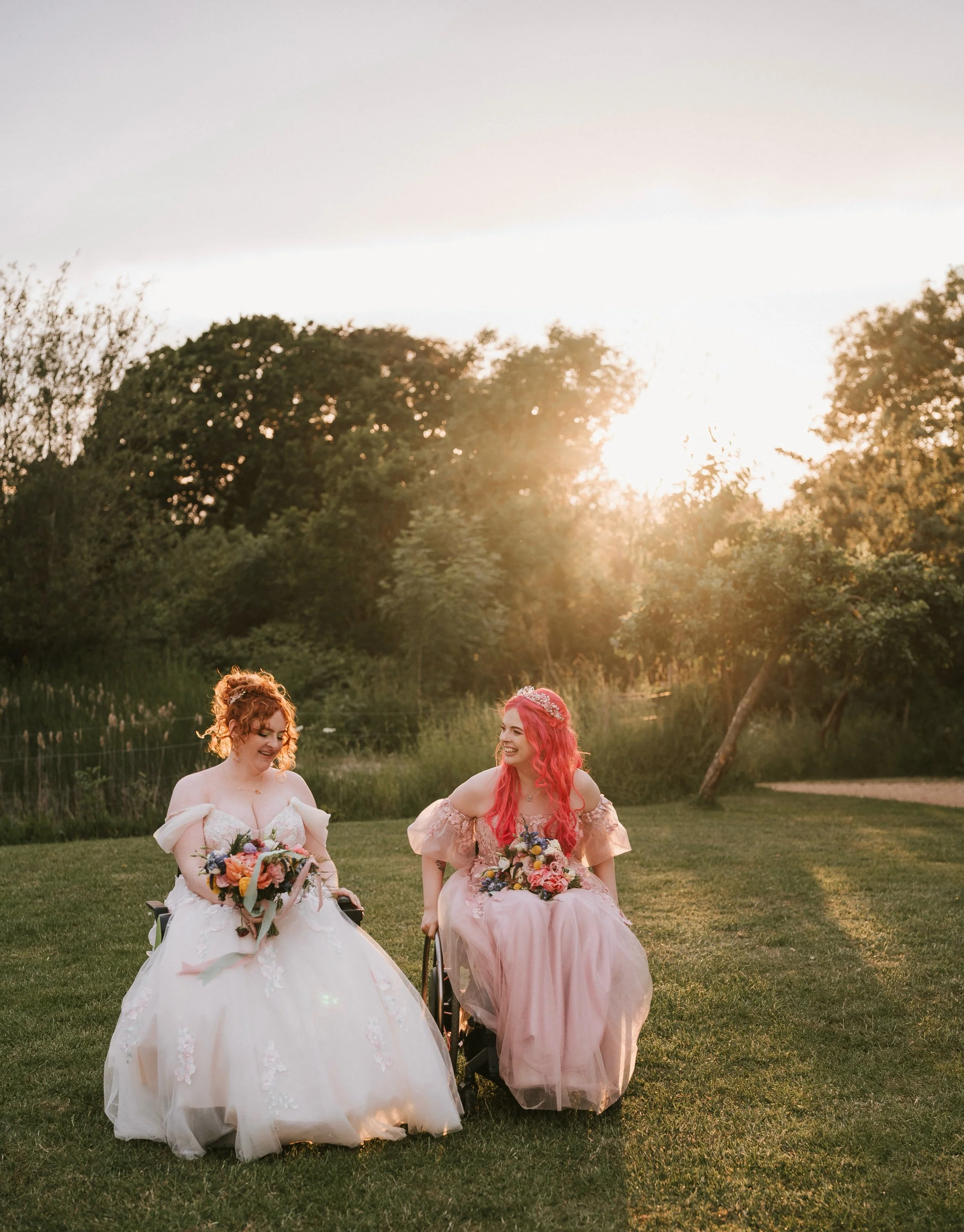Jeffie (she/her) &amp; Ru (she/they) and their gorgeous fairy pastel dream Spring Wedding 💕✨
A small sprinkle of some of our favourite digital &amp; film shots from this stunning day 🎞️
This day was filled with so much love &amp; laughter and a pur