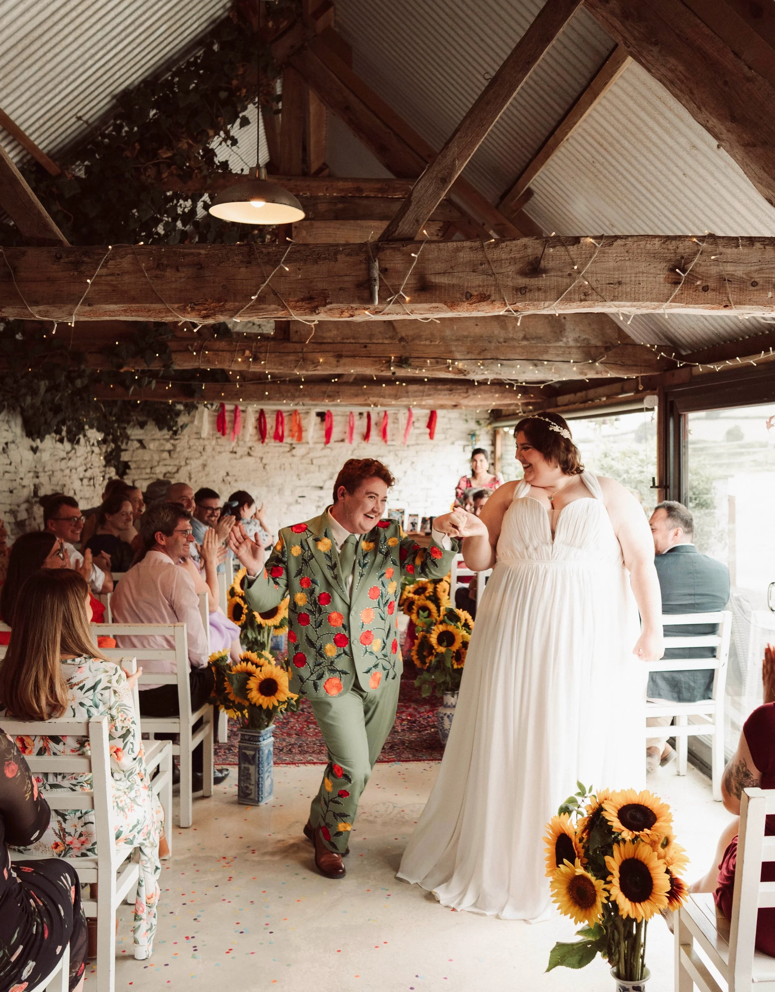 Zoe (she/they) &amp; Mitch (they/them)&hellip;. Posting these beauts - at last!!!! ✨💖
I&rsquo;ll try not to talk about how much I&rsquo;ve sat on these photos, and like most weddings don&rsquo;t see the beauty in the work we&rsquo;ve created until w