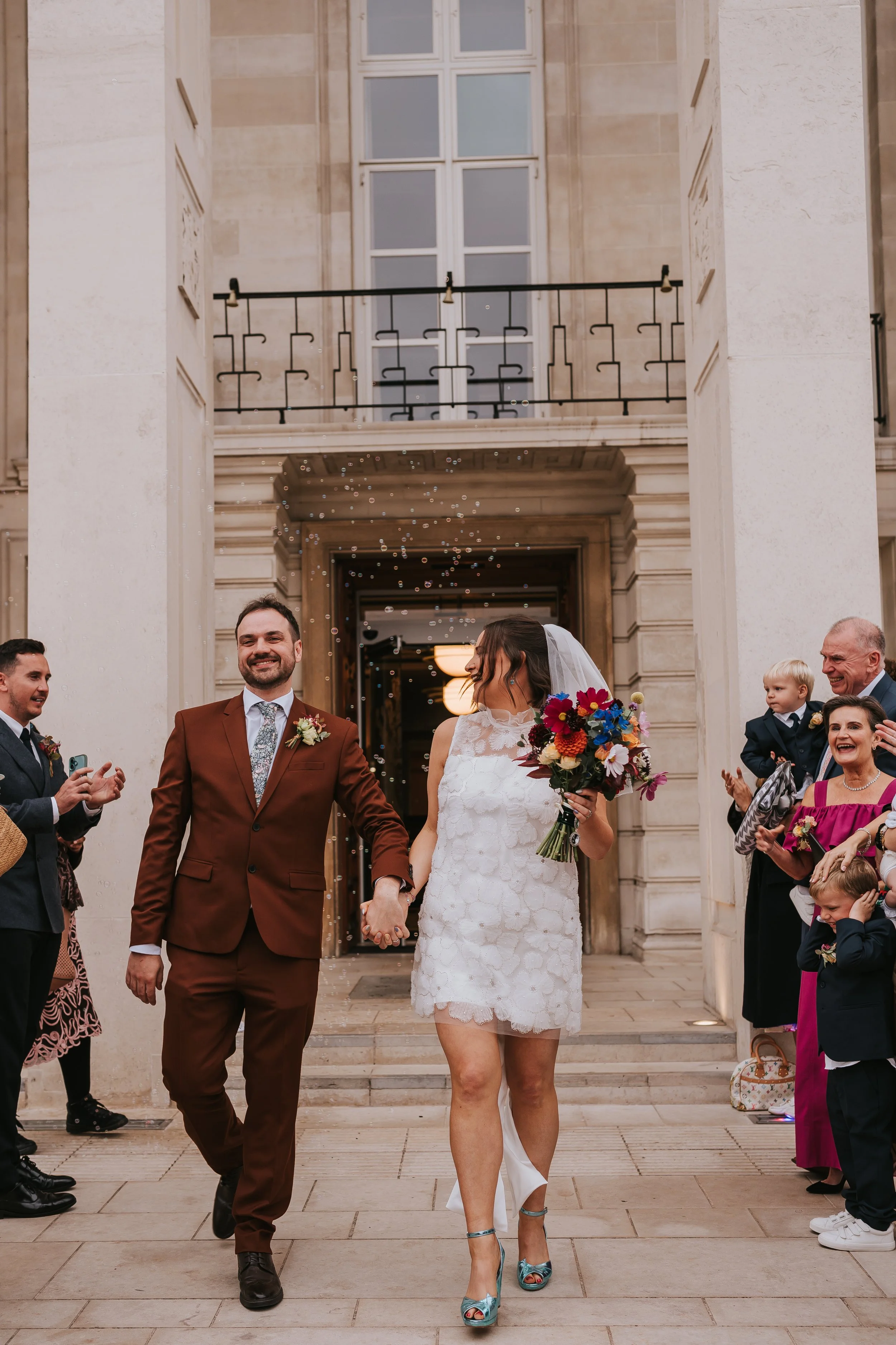 Couple planning an accessible wedding