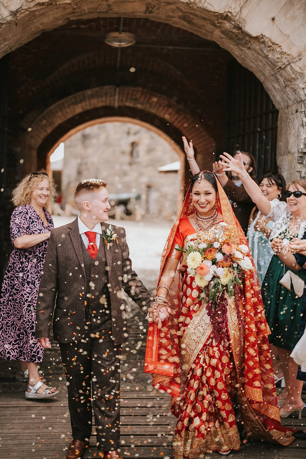 Butch lesbian LGBTQ+ Wedding photography