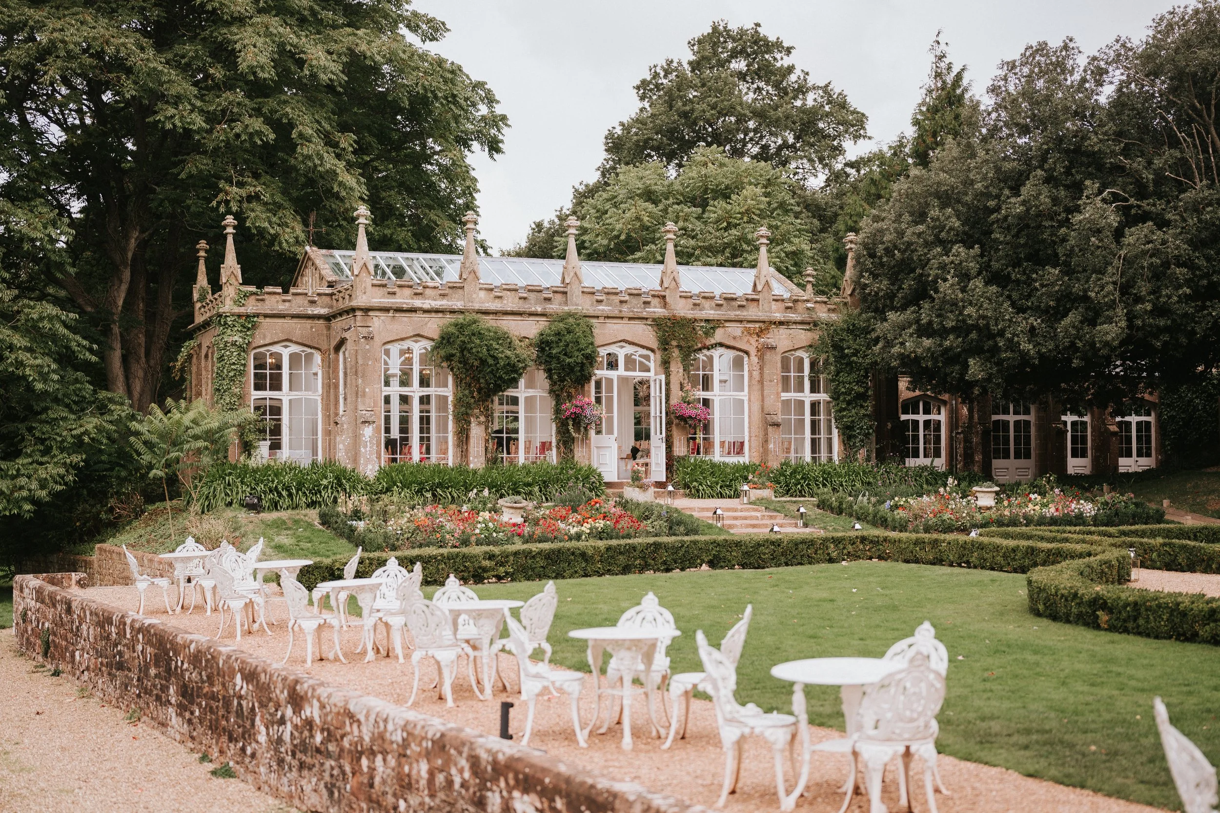Orangery wedding venues somerset