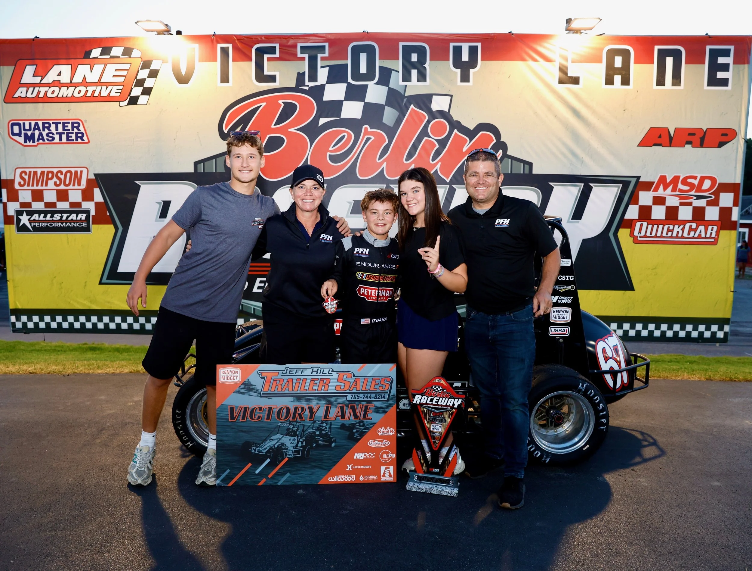 O'Gara scores 3rd Kenyon Midget win