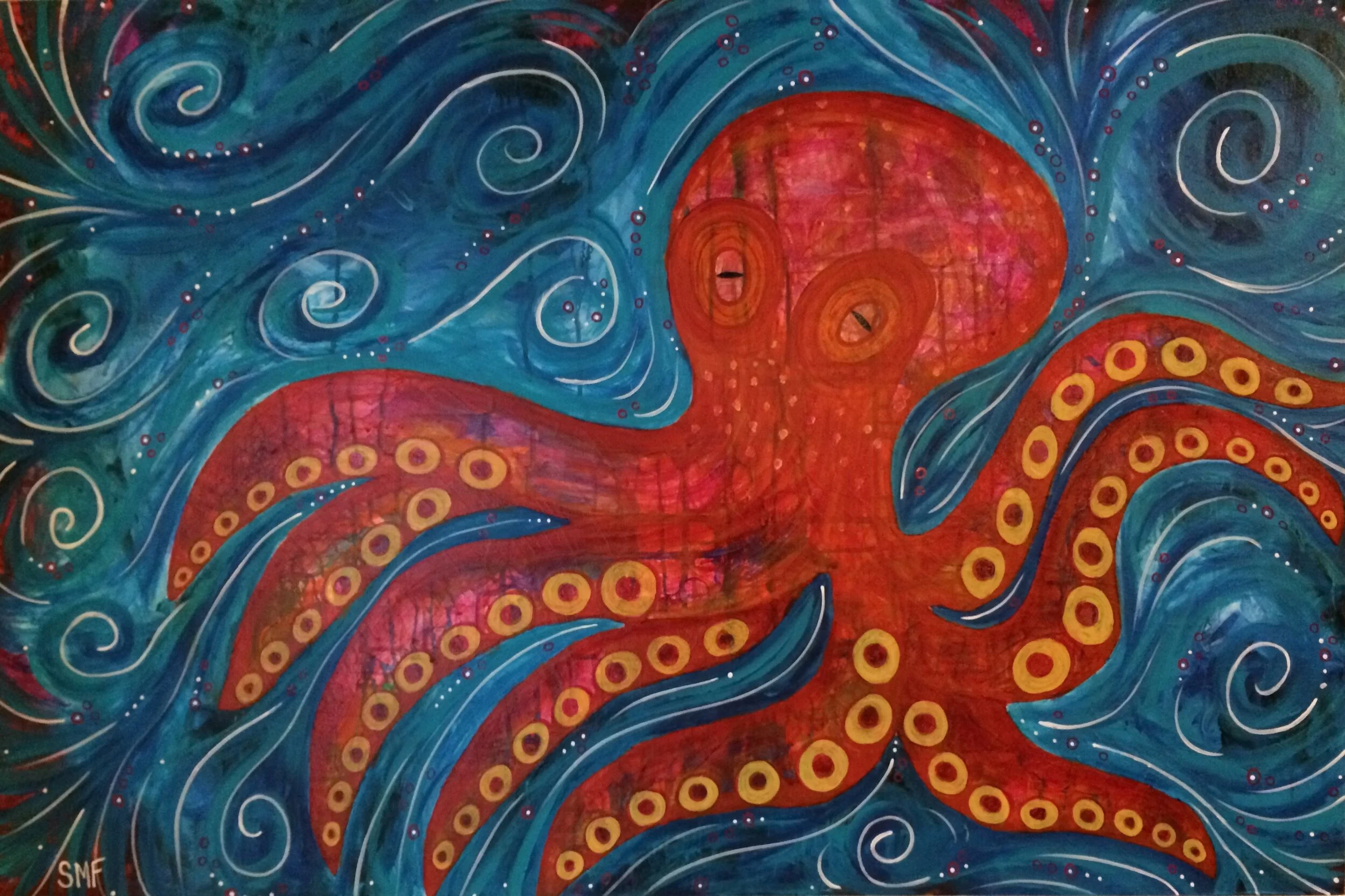 Octopus in the Ice Bucket