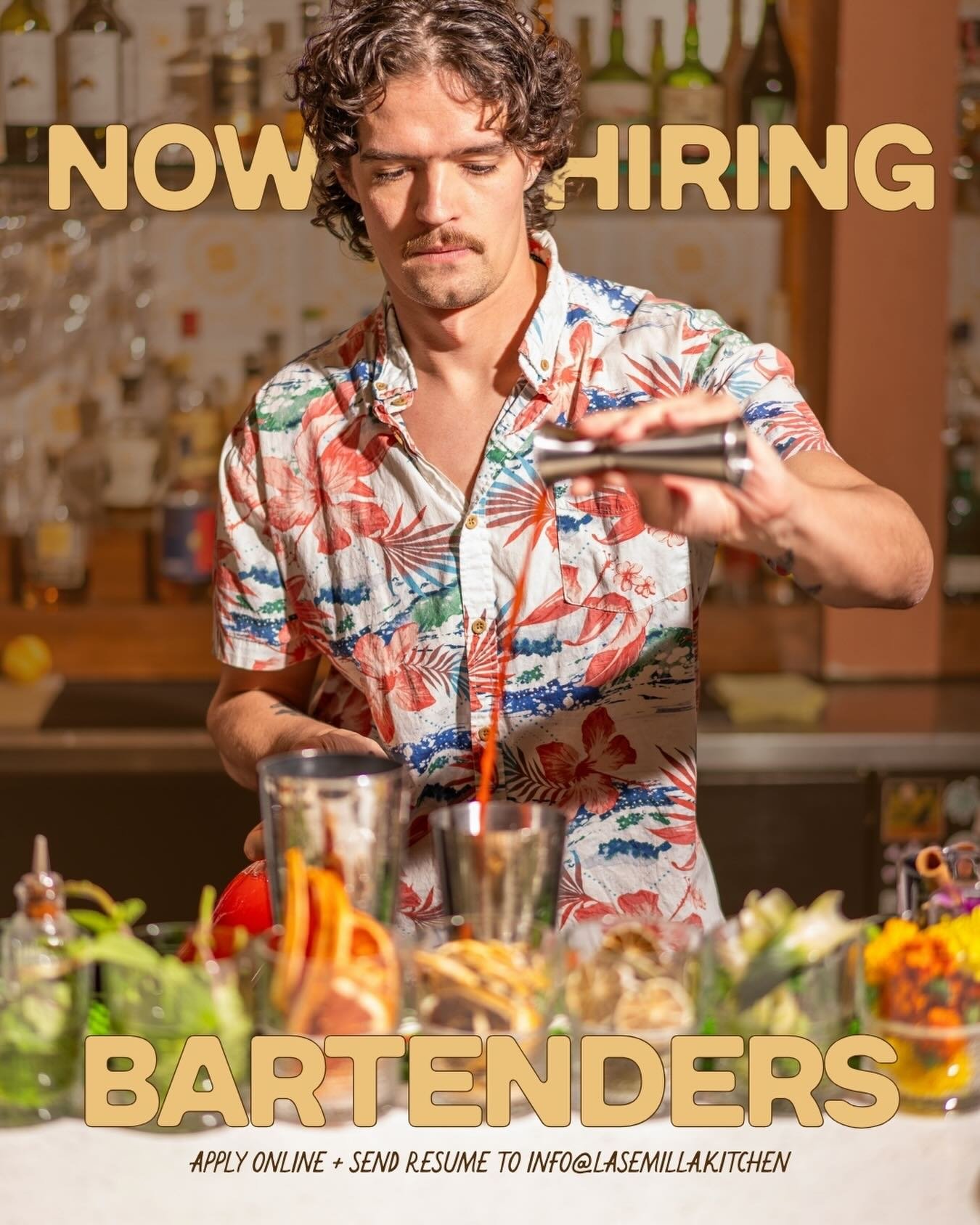 𝙽𝚘𝚠 𝙷𝚒𝚛𝚒𝚗𝚐: 𝙱𝚊𝚛𝚝𝚎𝚗𝚍𝚎𝚛 🍸
You can shake, you can stir, you can keep your cool when the tickets don&rsquo;t stop.

We&rsquo;re a details-driven little restaurant with a strong focus on thoughtful hospitality, seasonal ingredients, and