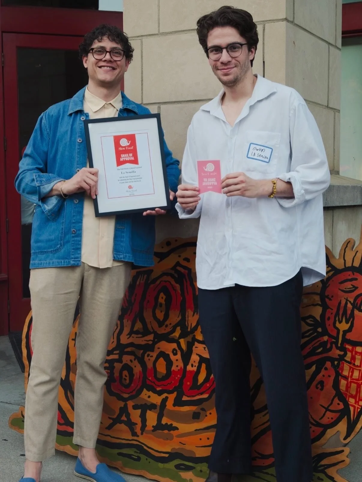 2026 Snail of Approval Award 🏆 

Thank you to @slowfoodatl for recognizing our commitment to intentional sourcing, community, sustainability, and food that actually cares for people.

Everything we do at La Semilla is rooted in the belief that hospi