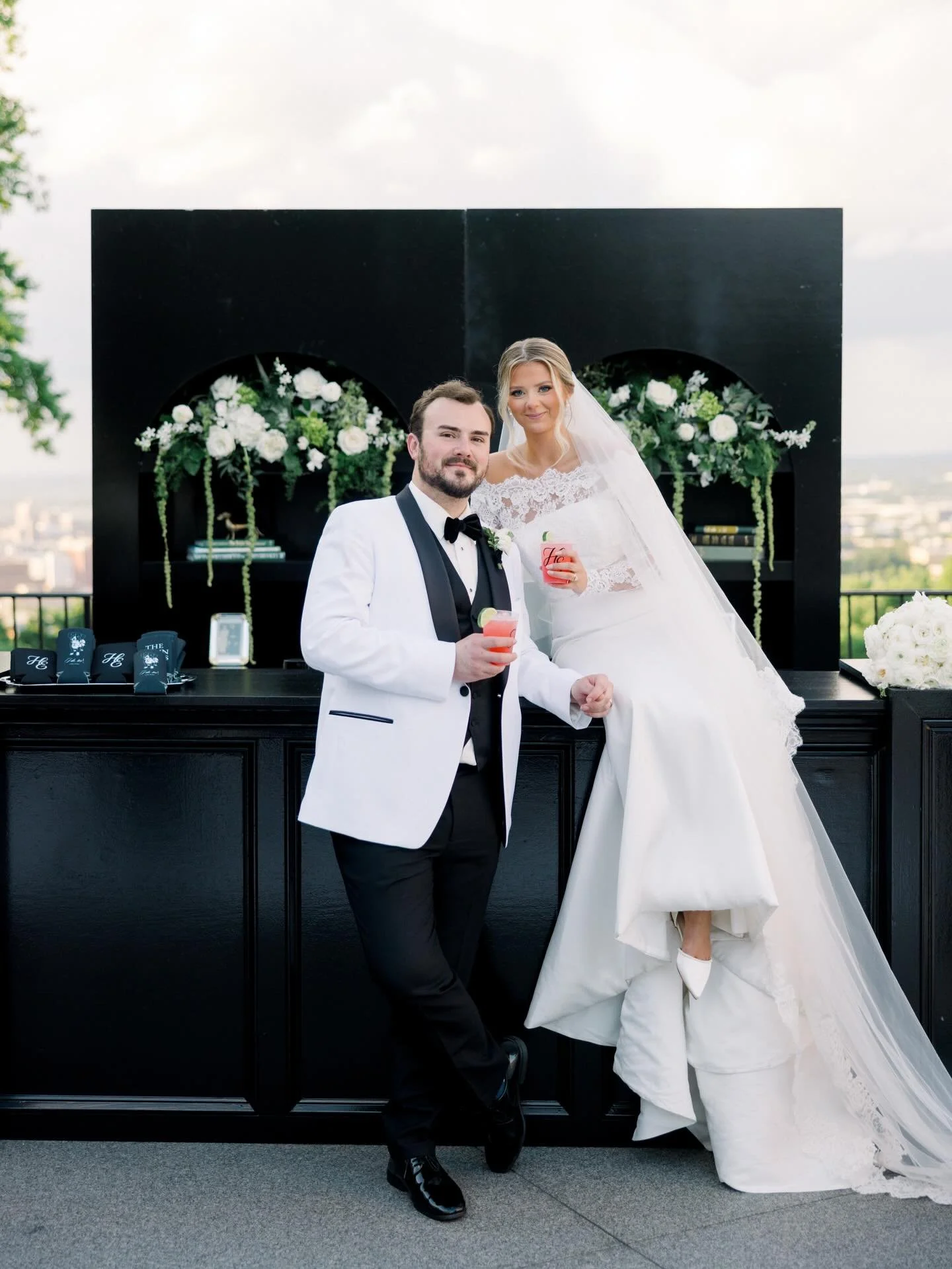 MR. &amp; MRS. SHINN!!🕊️🤍🍾

The most fun-loving couple &amp; so easy to celebrate!! we are just grateful beyond words to have some of the best couples, who entrust such a special day of their lives with us! 

#lauryneweddings #weddingday #wedding 