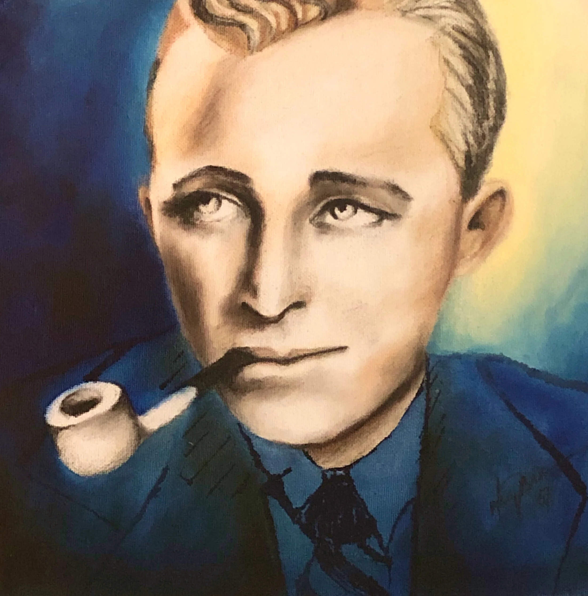 Bing Crosby
Mixed Media on Canvas
10" x 10"